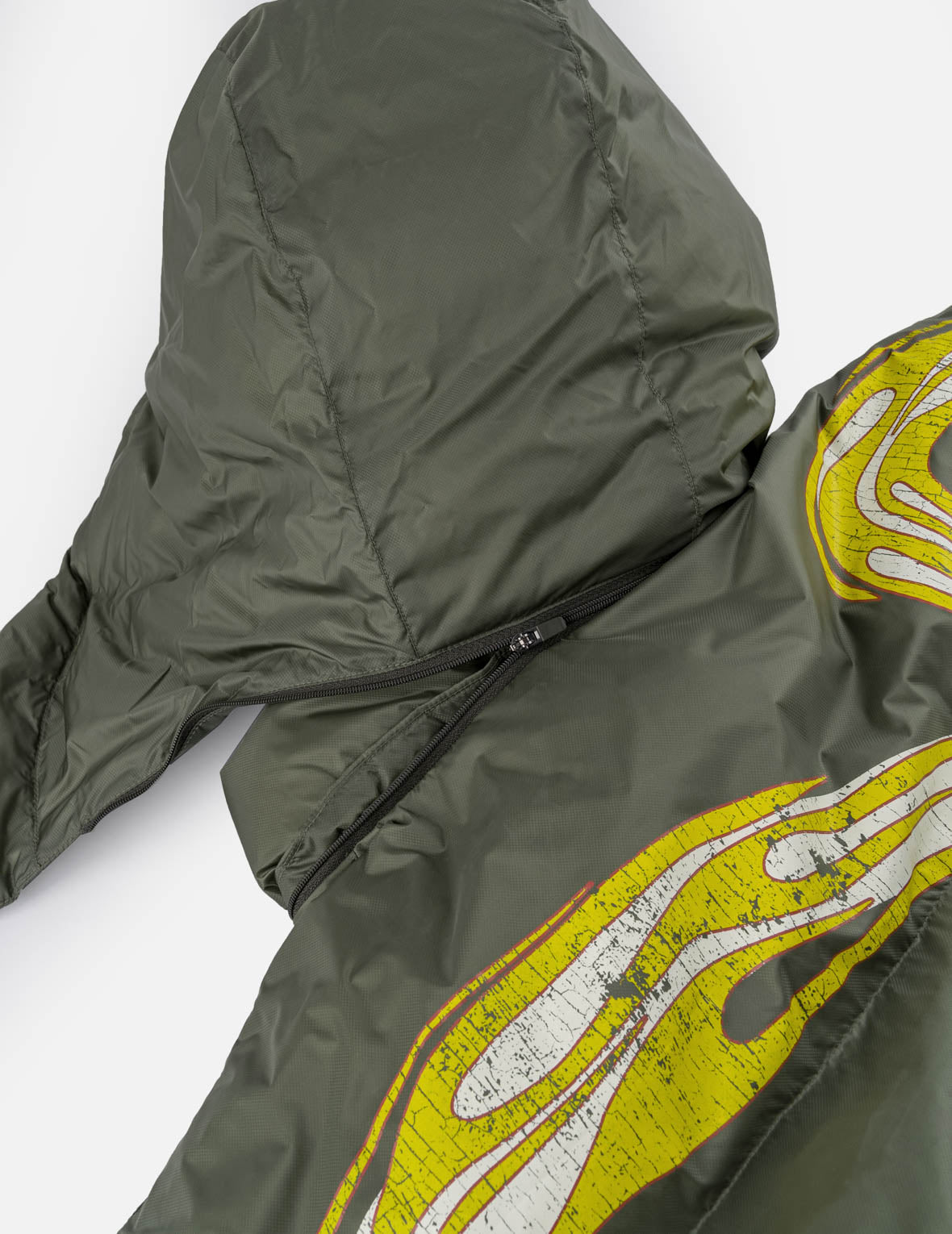 Washed EVISU Genes Down Jacket