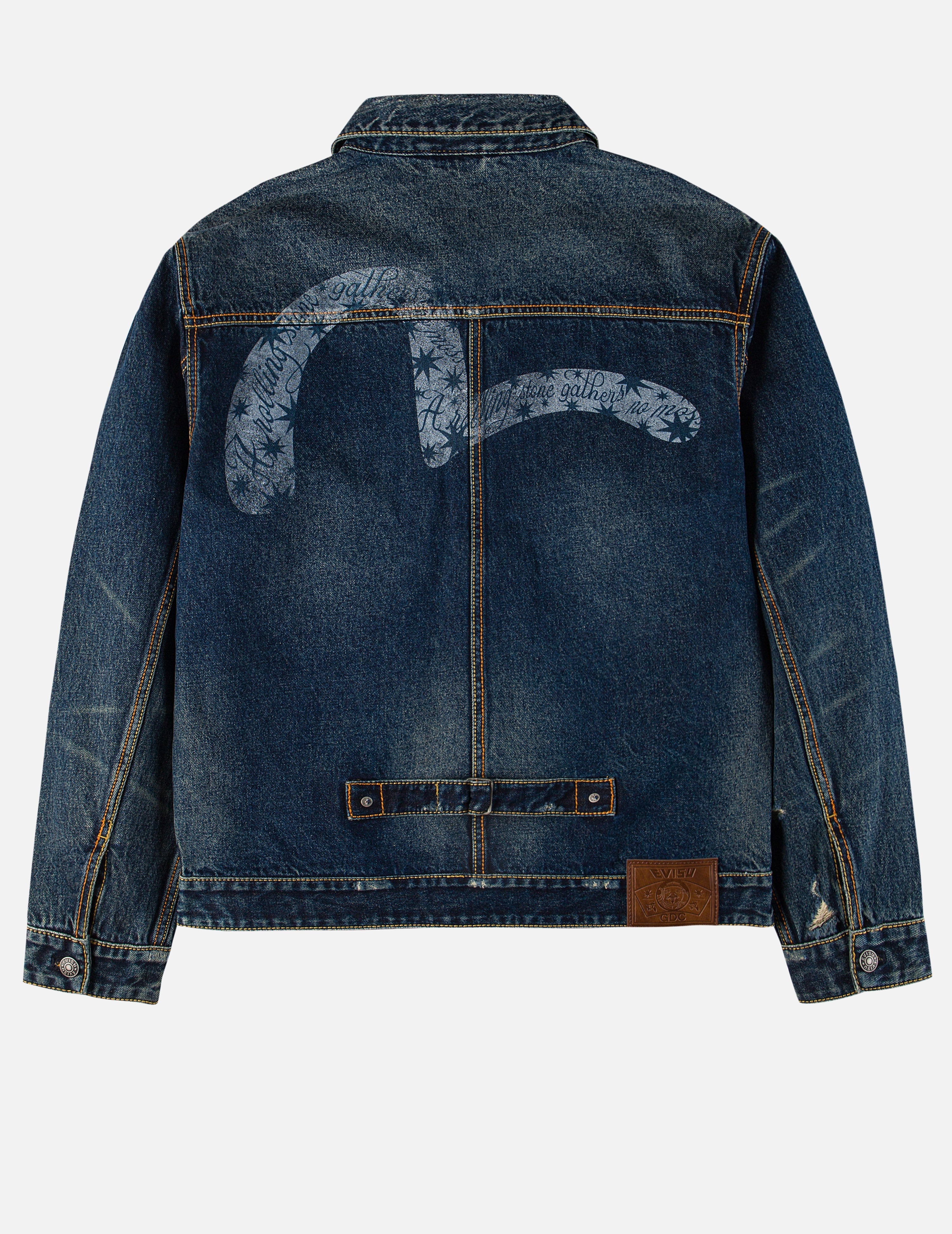 EVISU X GDC Washed Relax Fit Denim Jacket