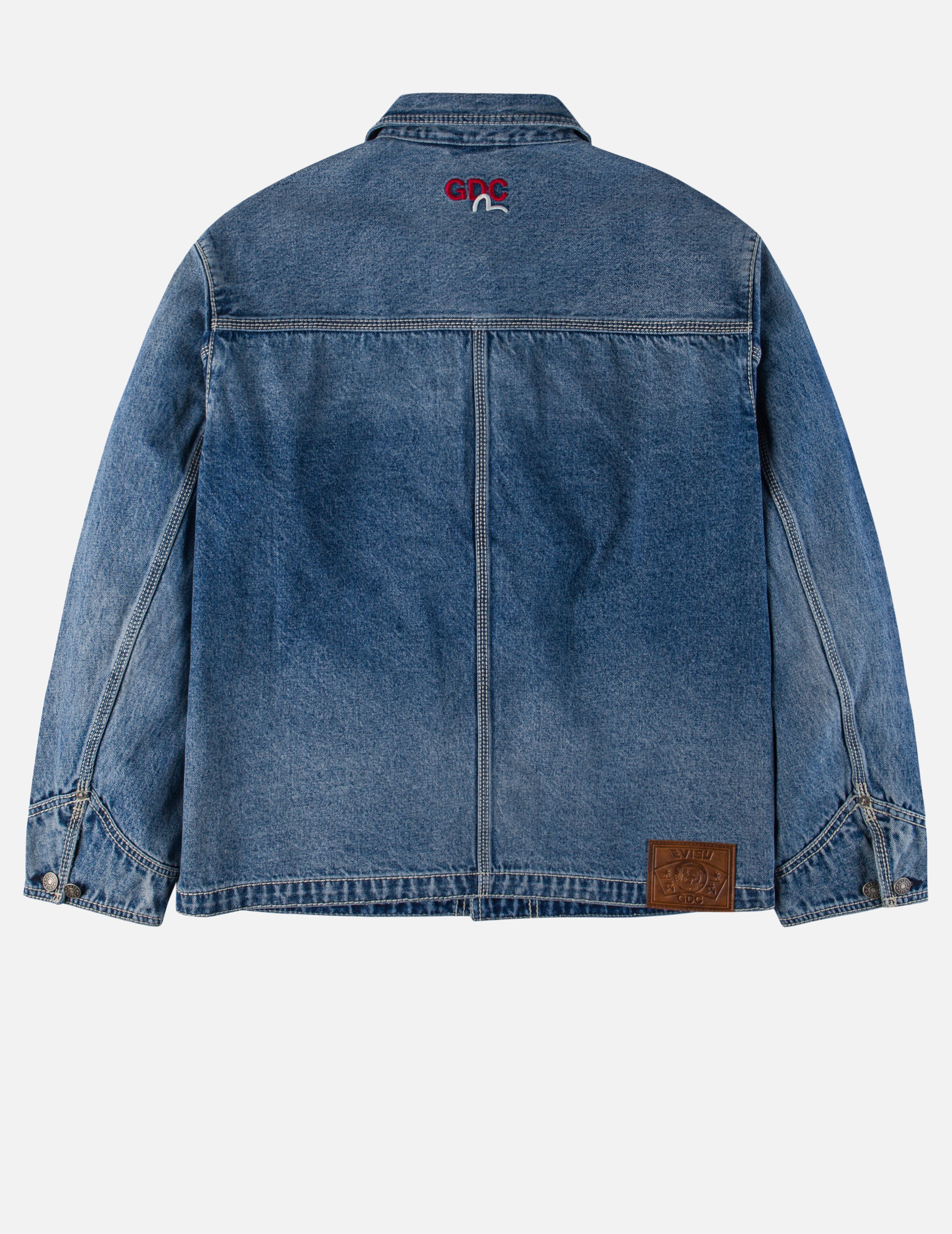 EVISU X GDC Embroidery Relax Fit Denim Jacket