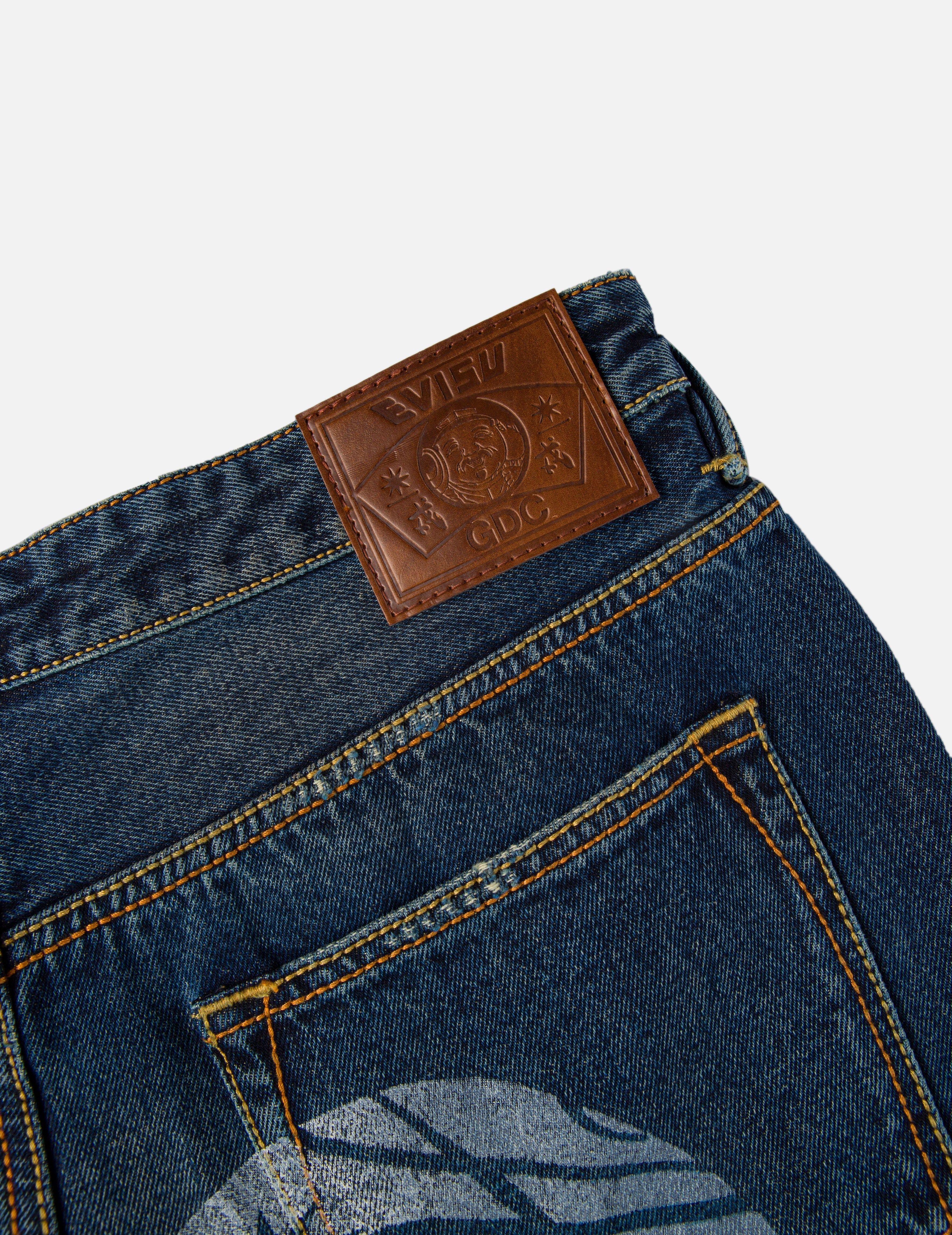 EVISU X GDC Daicock Print Relax Fit Jeans