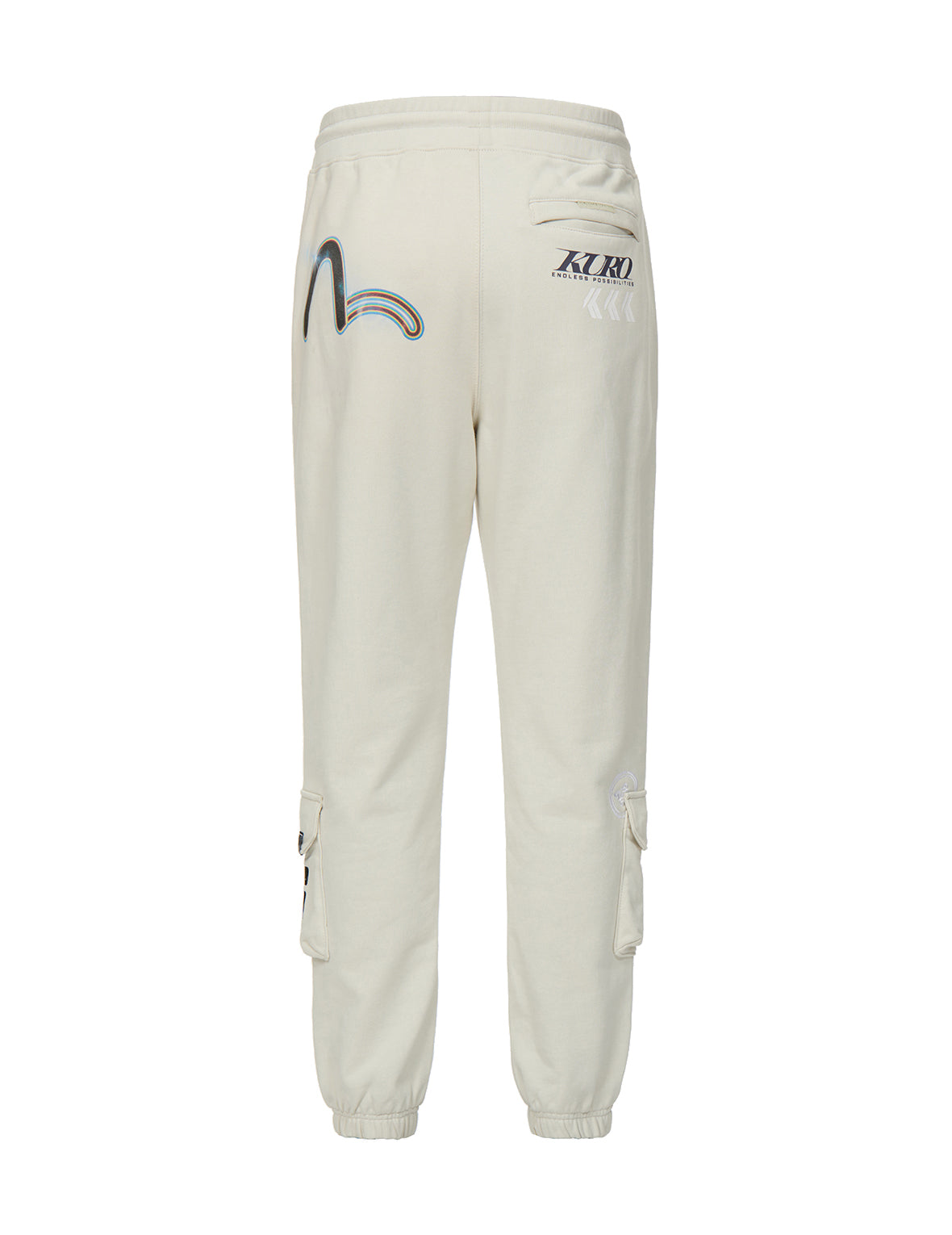 Eclipse Seagull Print Cargo Sweatpants