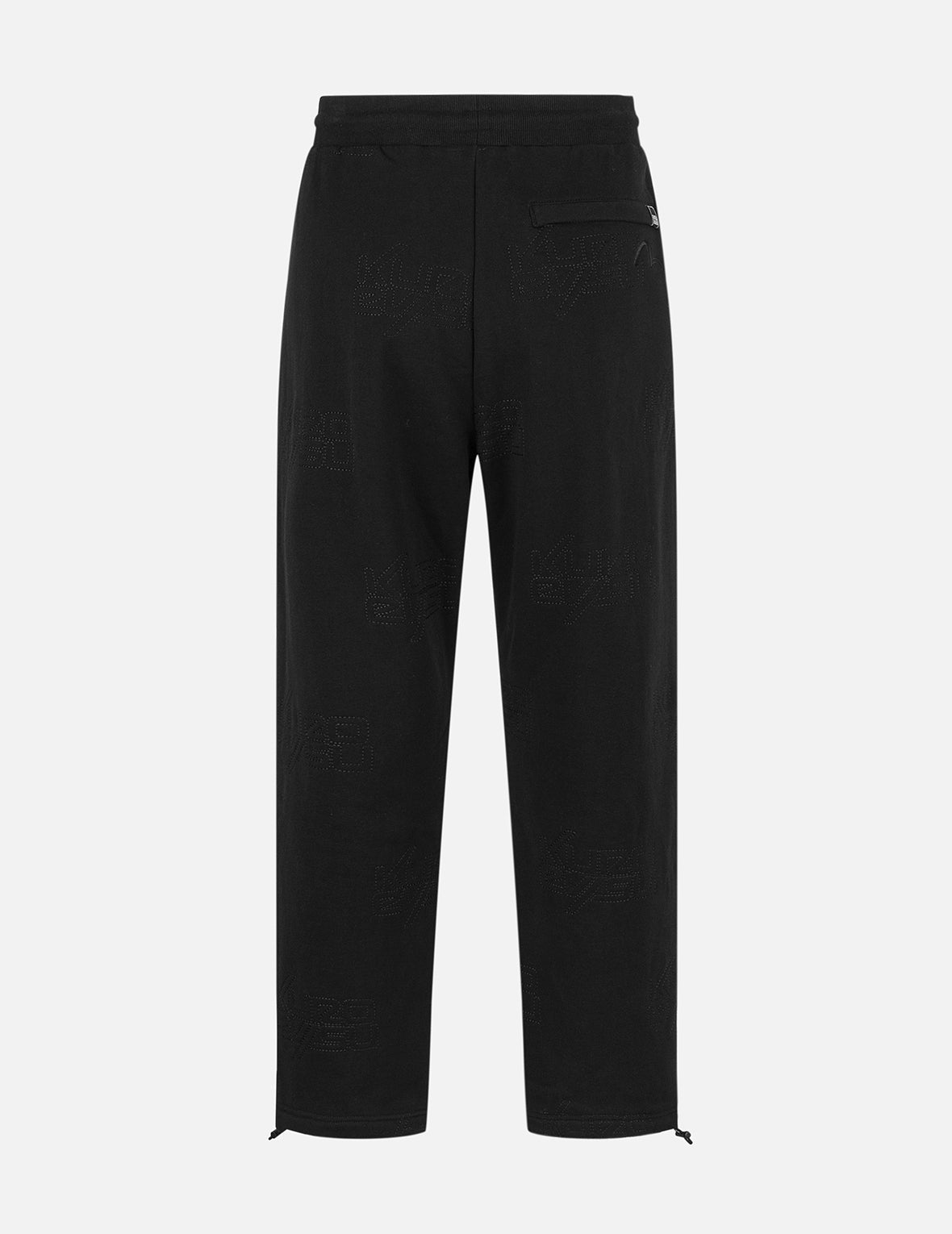 Allover Logo Stitching Regular Fit Quilting Sweatpants