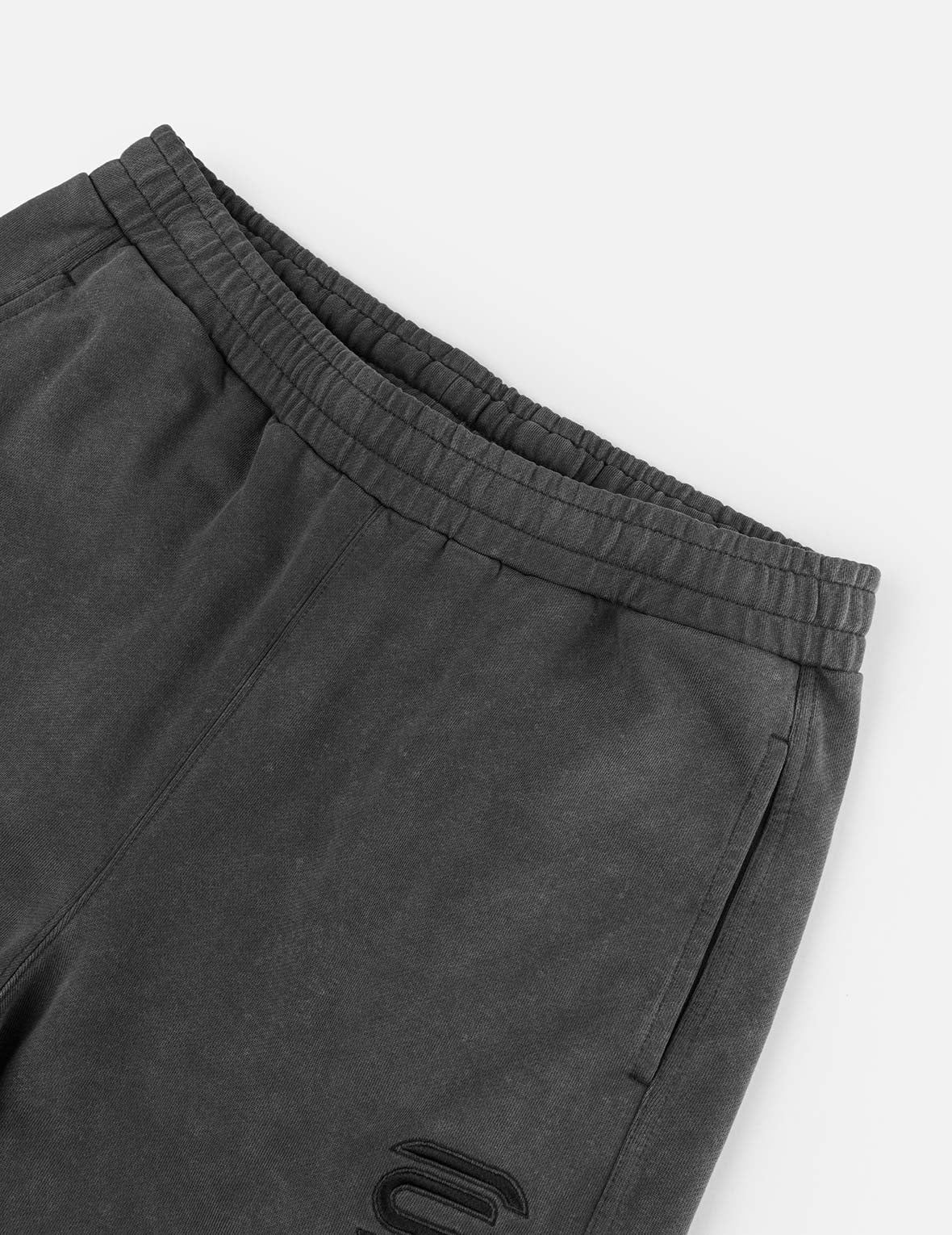 EVISUKURO E Embroidery Distressed Loose Fit Sweatpants