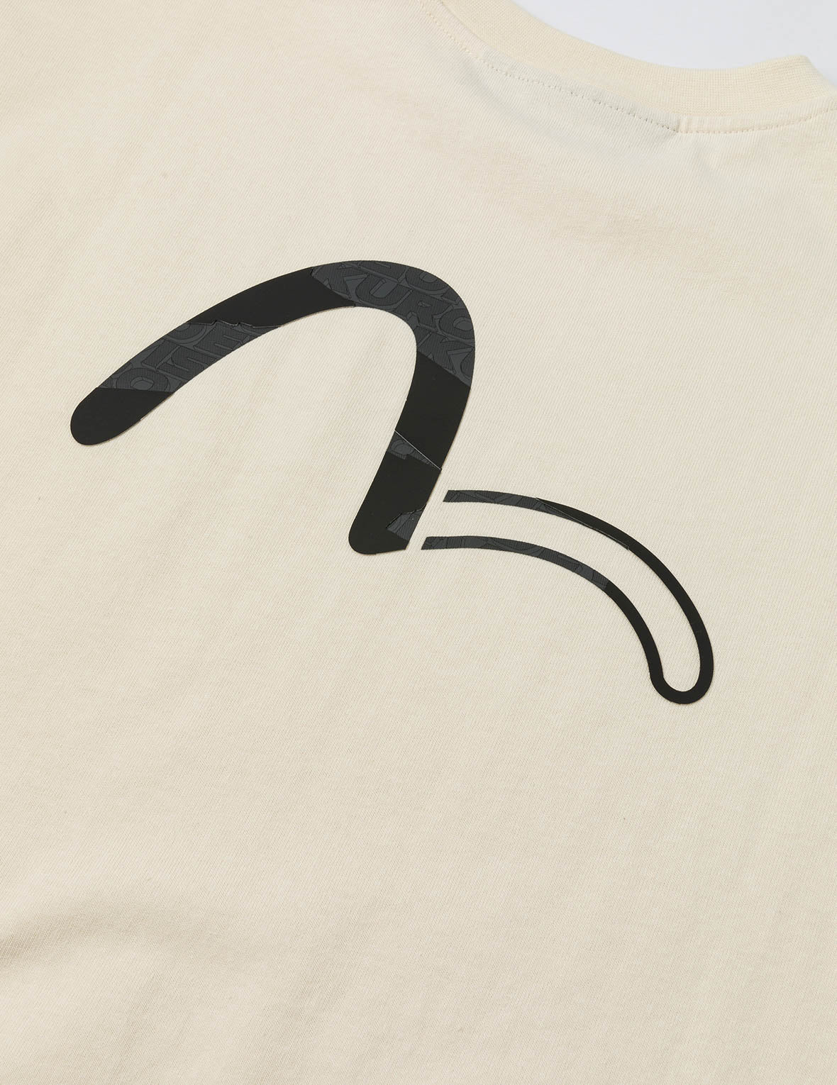 EVISUKURO and Contrasting Seagull Print Relax Fit T-shirt