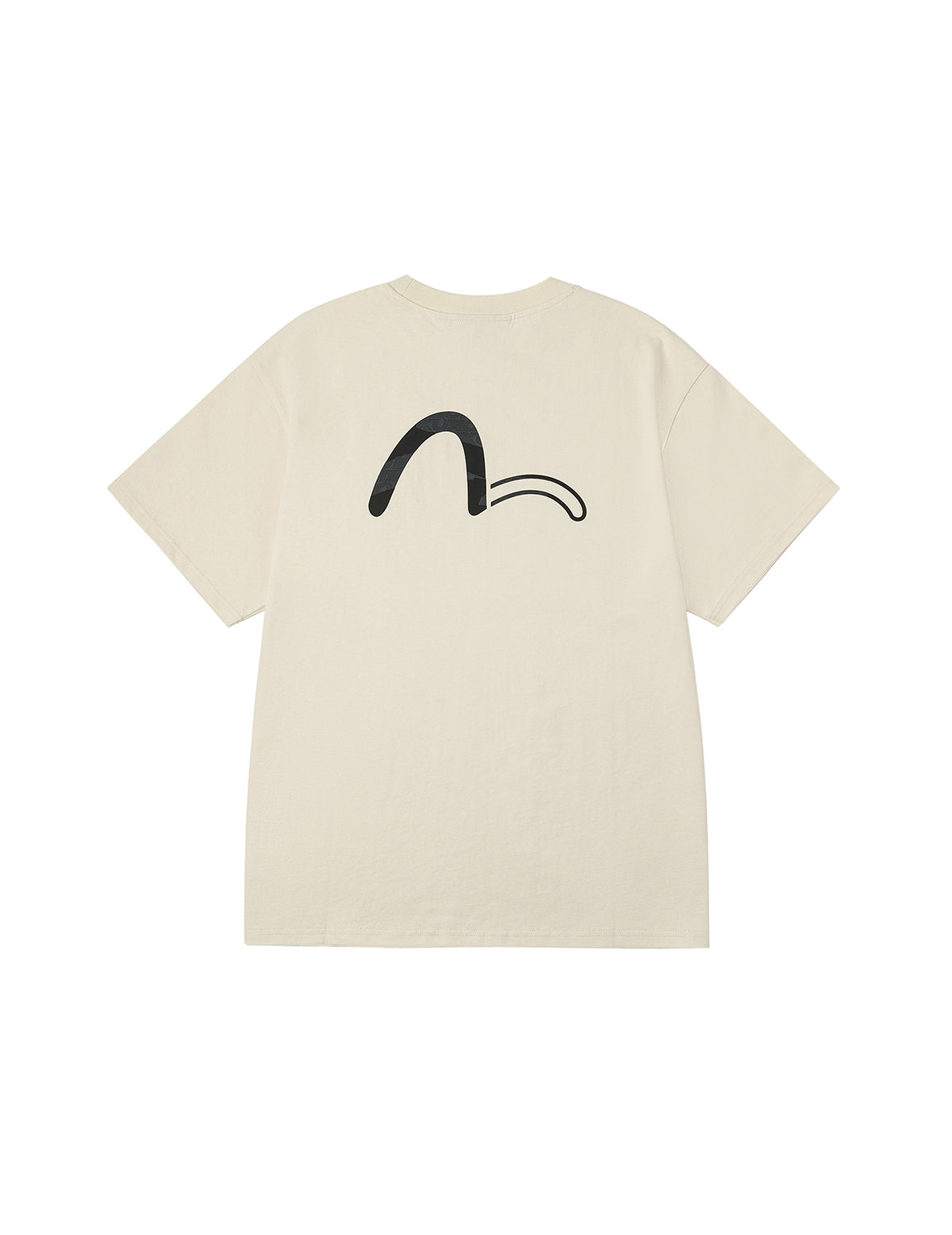 EVISUKURO and Contrasting Seagull Print Relax Fit T-shirt