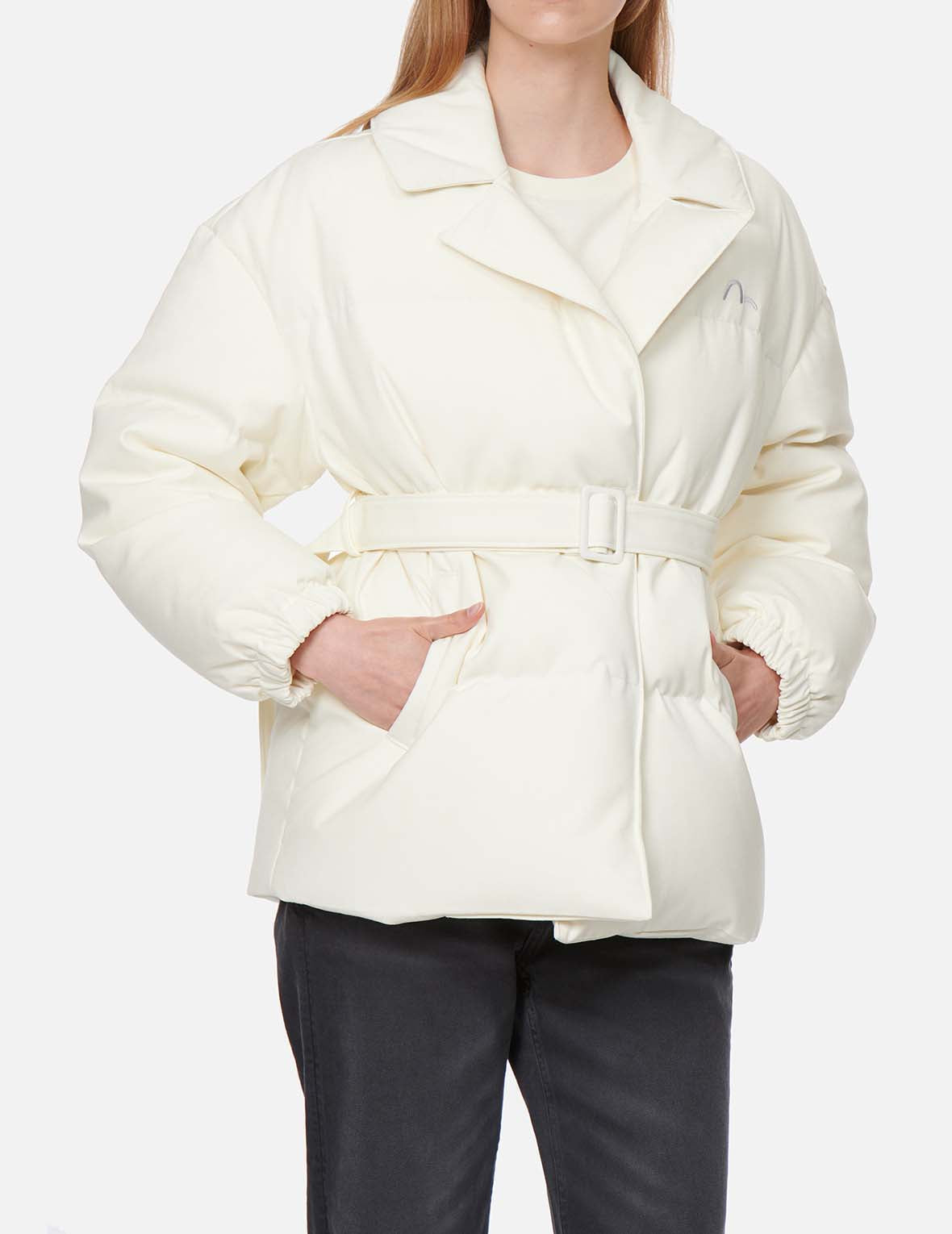 Padded Blazer Style Down Jacket