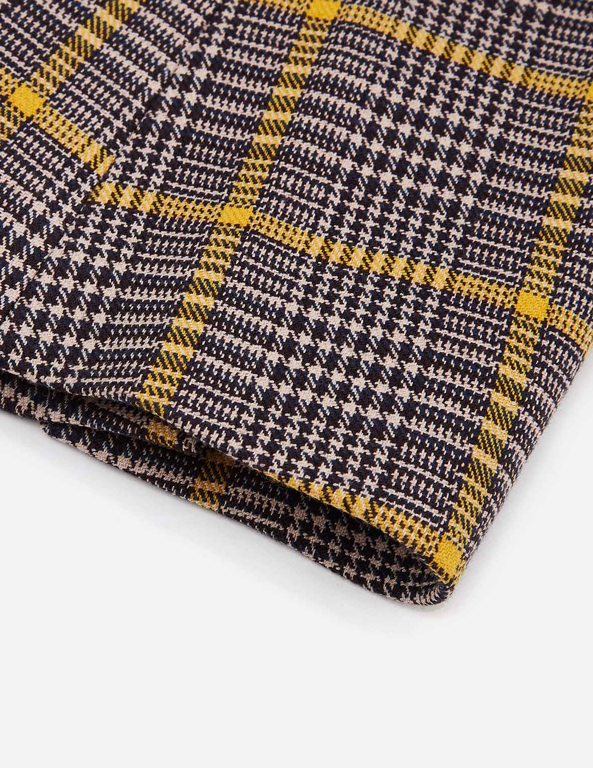 Kamon Appliqué Checked Blazer