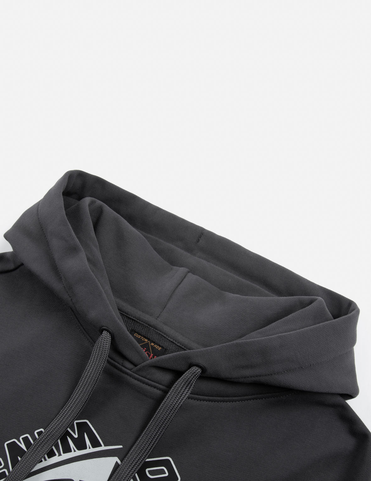 Kamon Print Loose Fit Hoodie