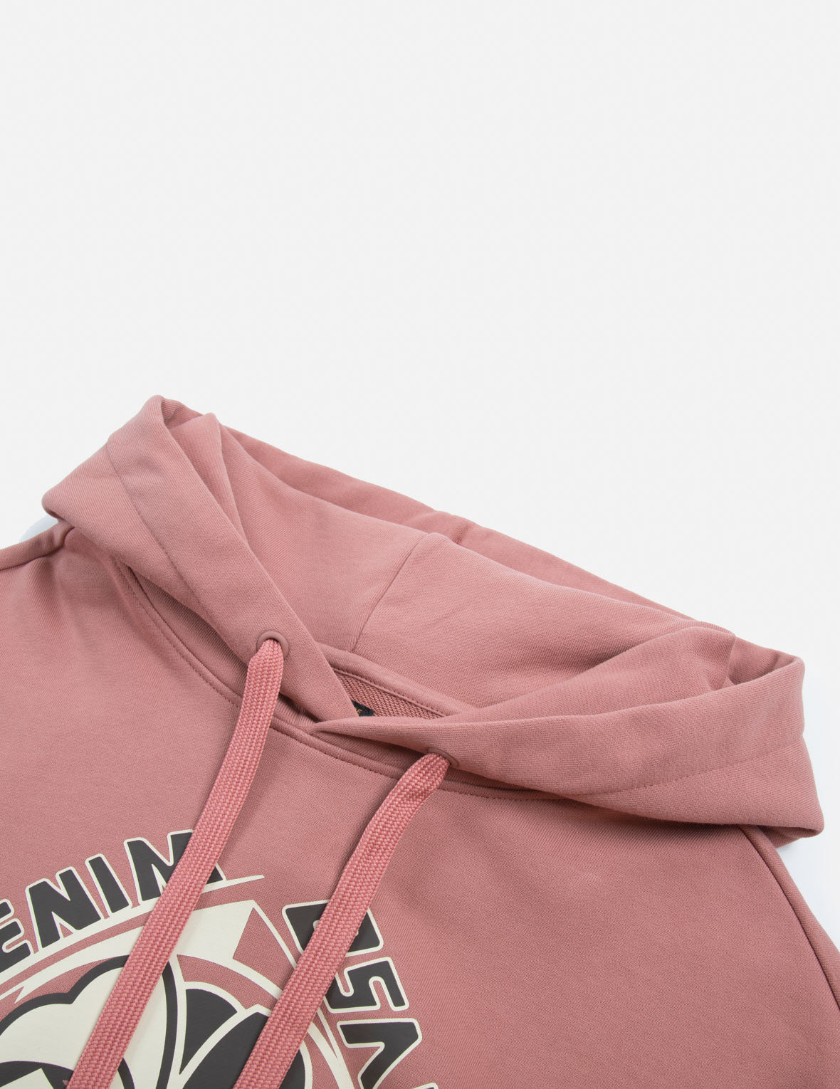 Kamon Print Loose Fit Hoodie