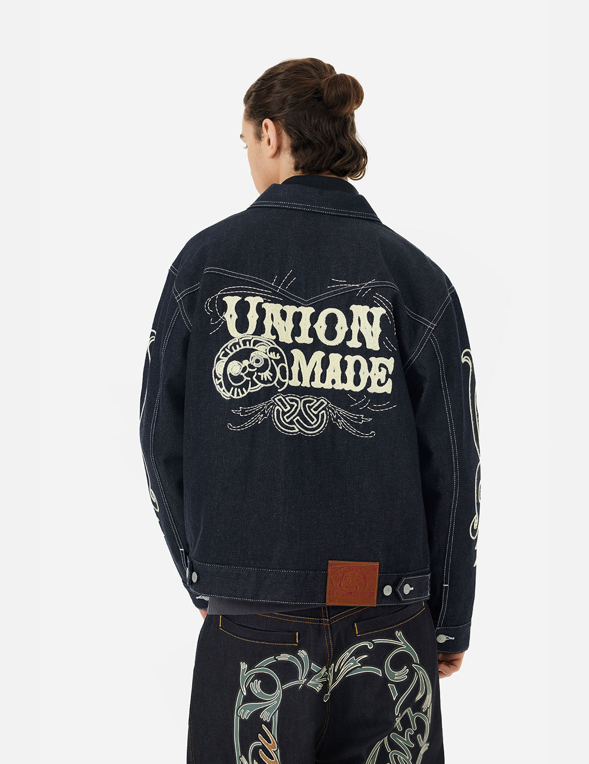 Western Style and Logo Embroidery Denim Jacket – EVISU