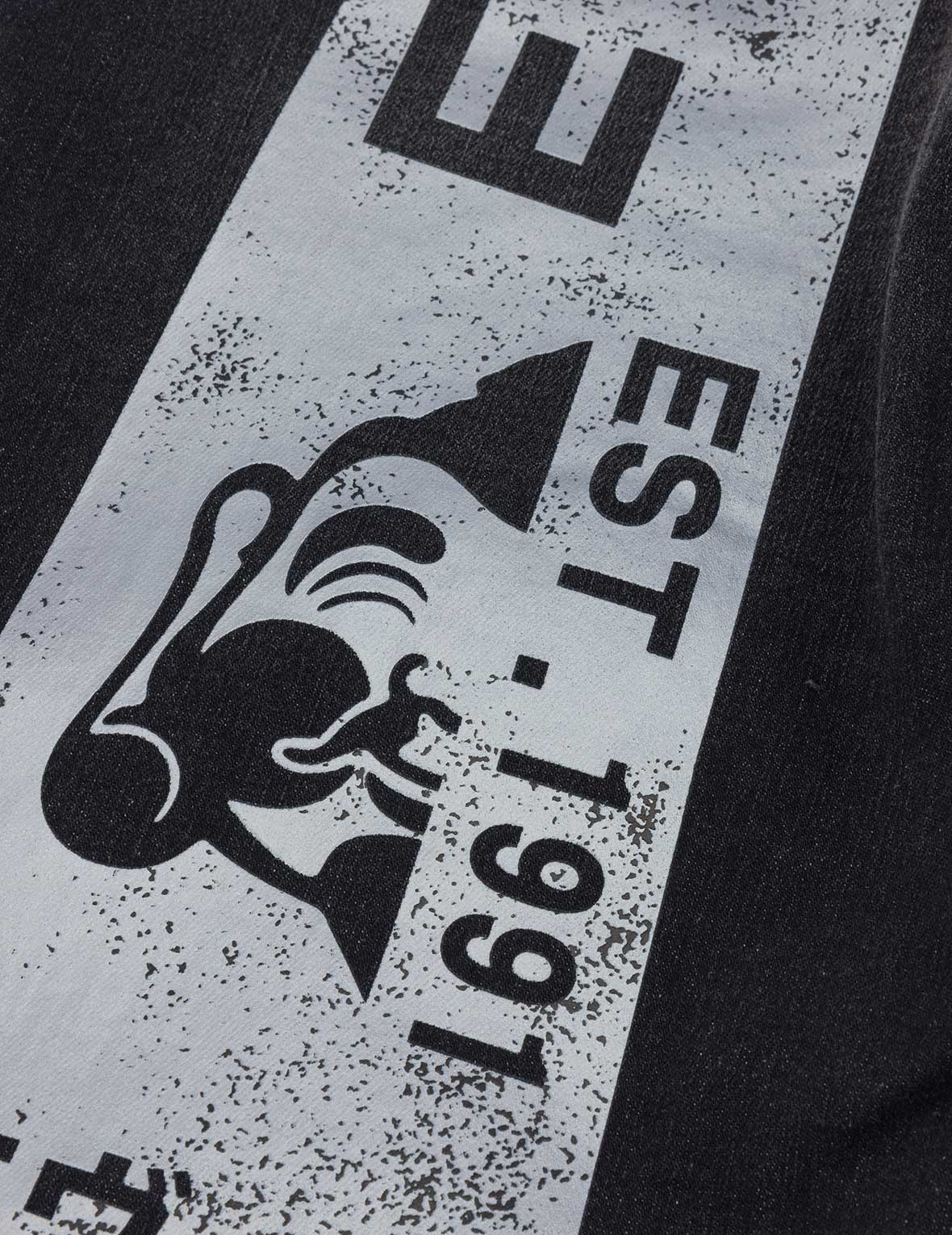 Graffiti-Style Daicock Print Slim Fit Jeans #2010 – EVISU