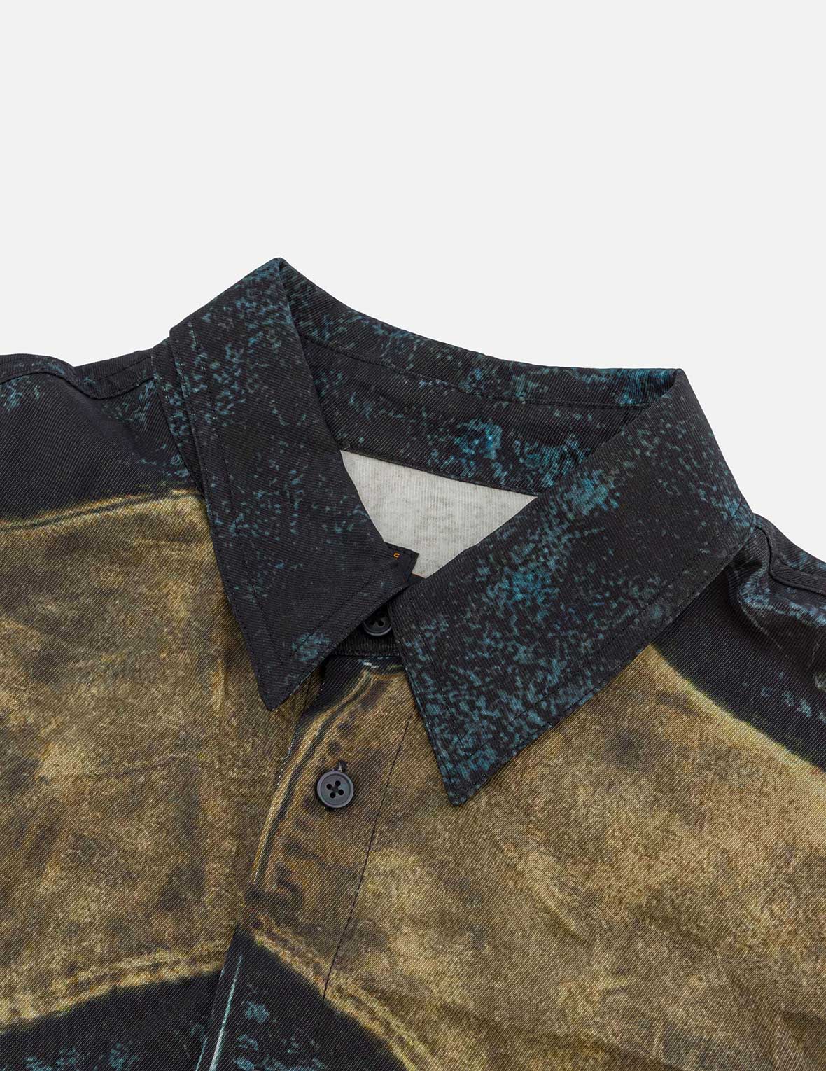 Replicate Biker Print Relax Fit Long-Sleeve Shirt
