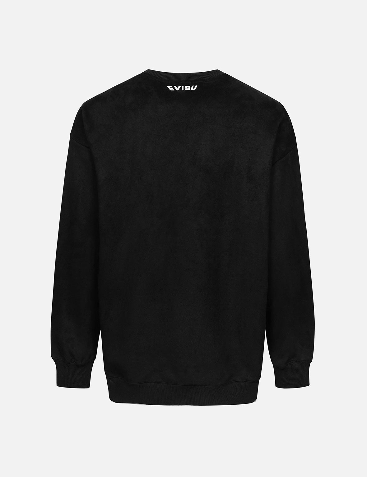 Faux Diamond Seagull Embroidery Loose Fit Sweatshirt