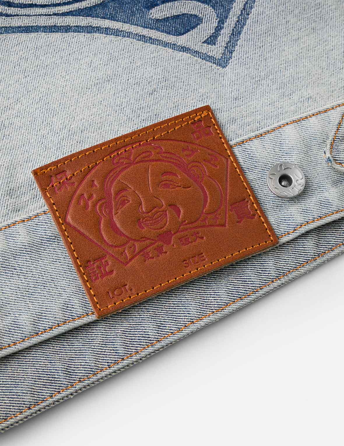 Godhead Jacquard Relax Fit Denim Jacket