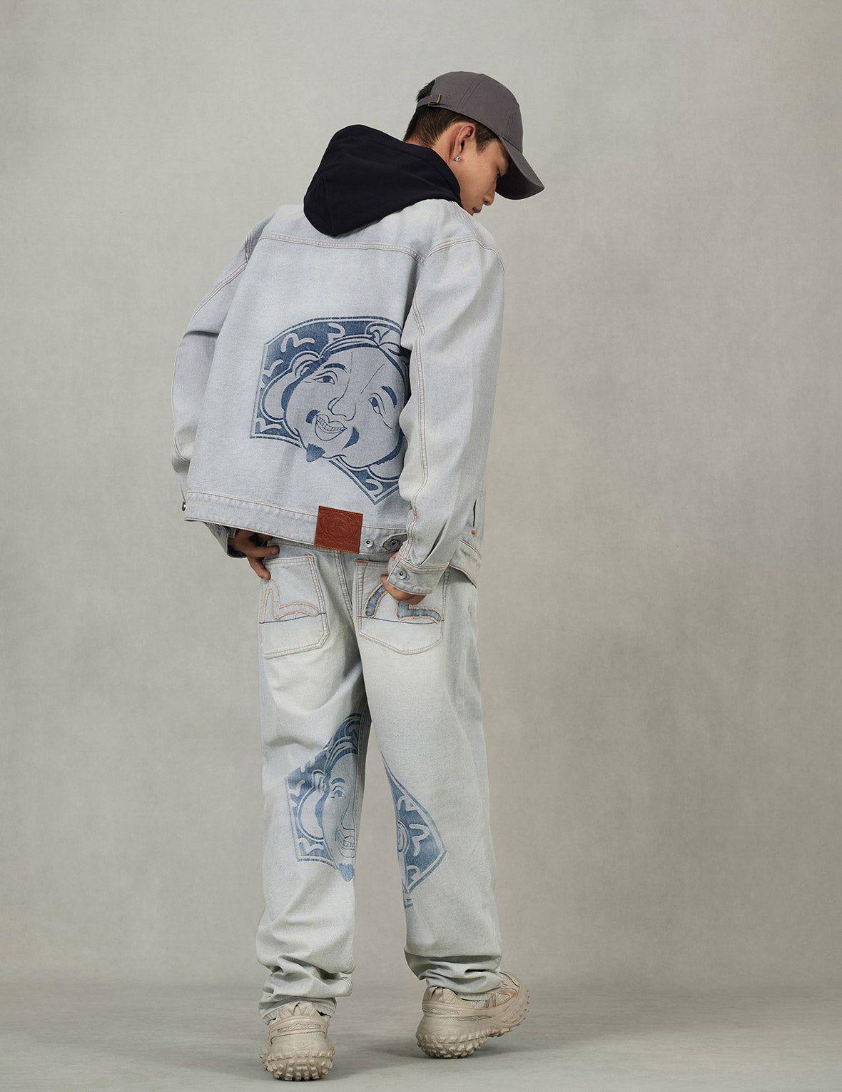 Godhead Jacquard Relax Fit Denim Jacket