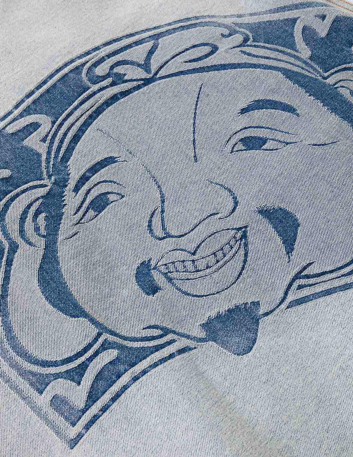 Godhead Jacquard Relax Fit Denim Jacket