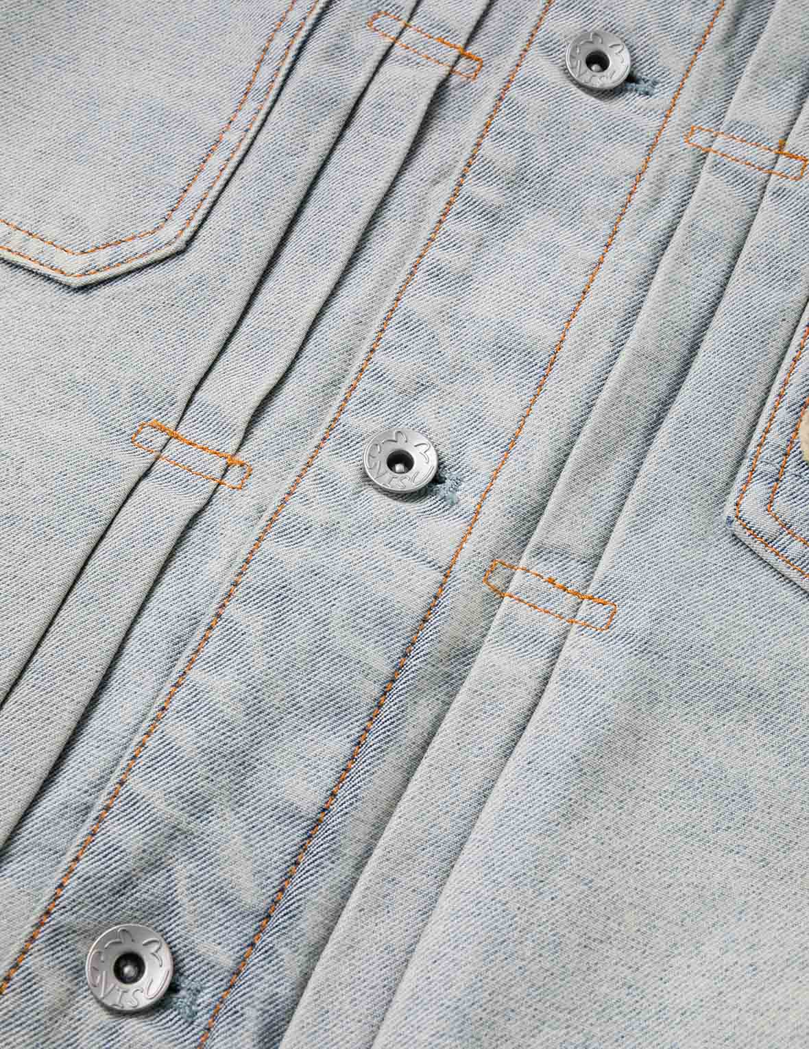 Godhead Jacquard Relax Fit Denim Jacket