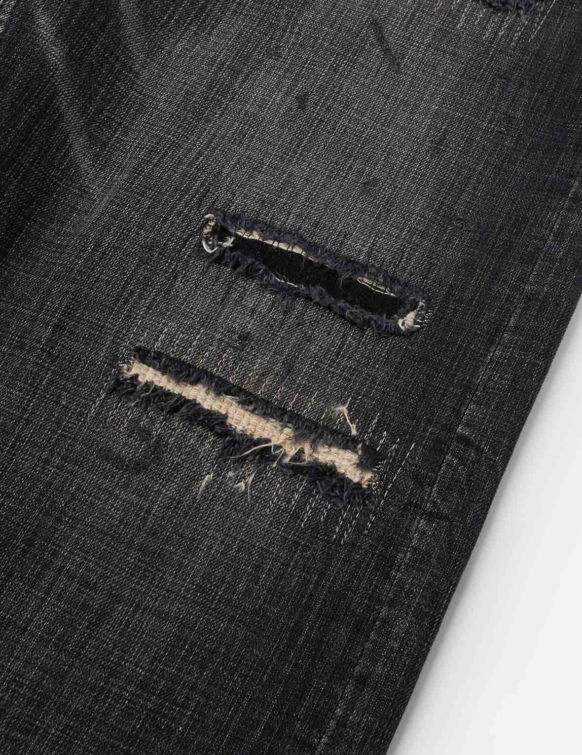 7-Pocket Design Washed Vintage Relax Fit Jeans #2030