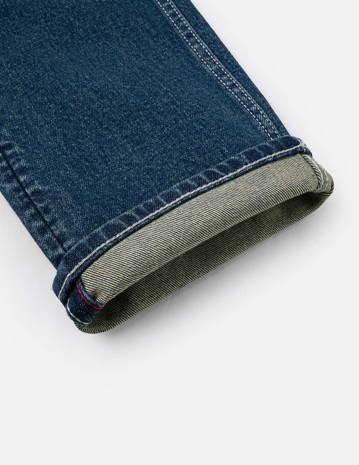 Washed Handbrush Houndstooth Daicock Print Slim Fit Jeans #2010