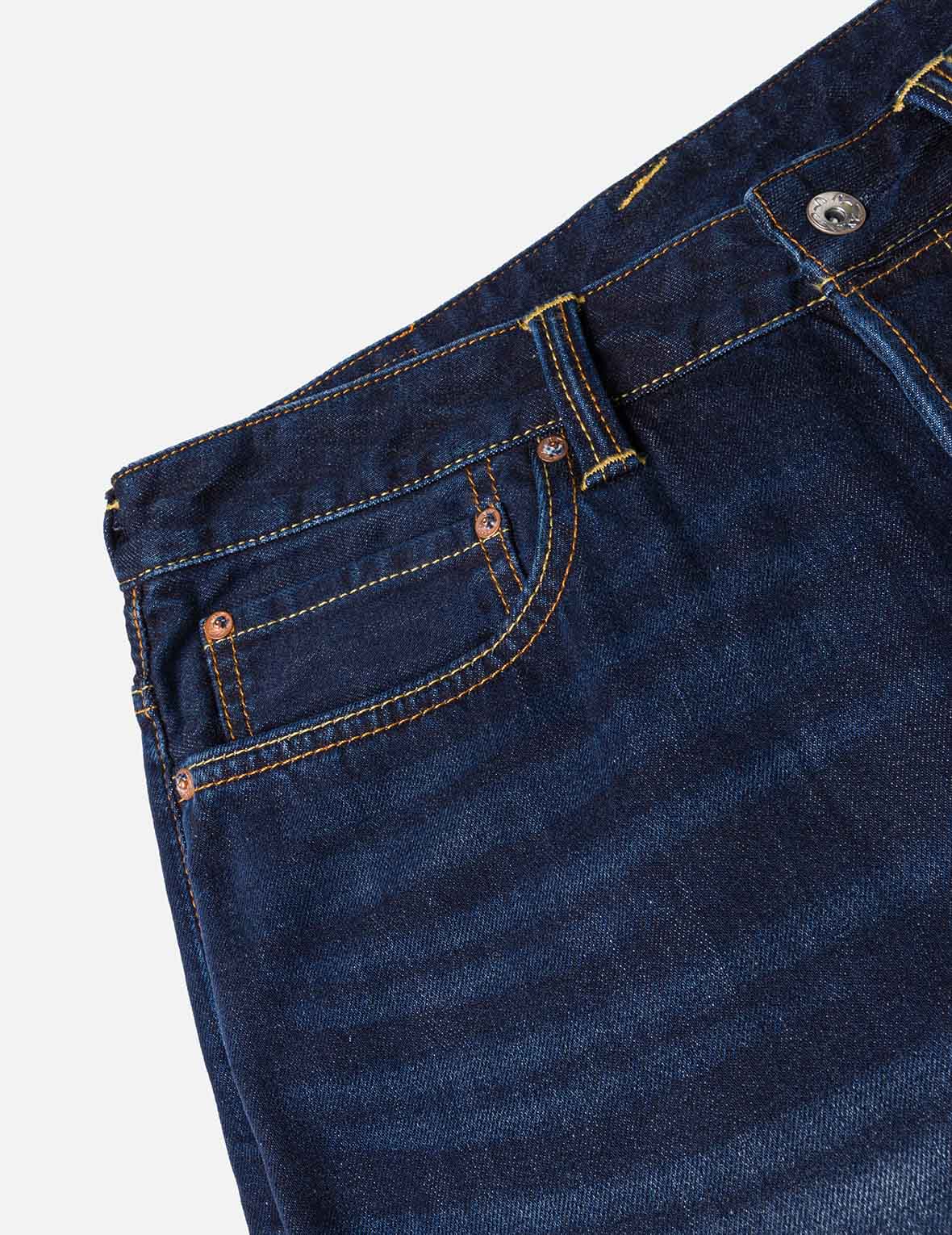 Ecru Brushstoke Seagull Print Regular Fit Jeans #2020