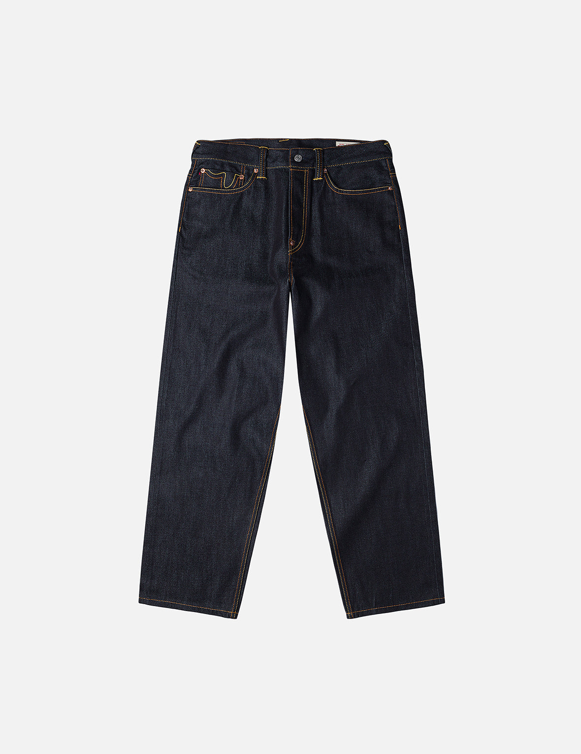 Red Daicock Print Loose Fit Jeans #2038 – EVISU