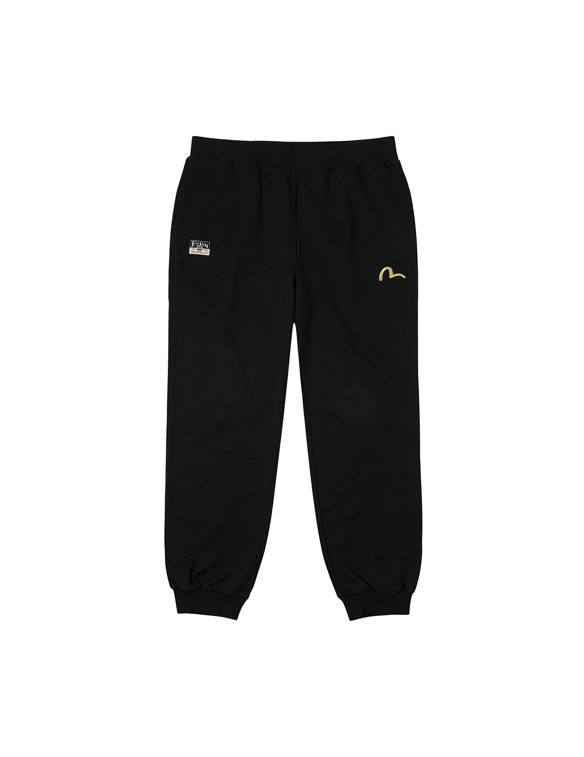 Seagull Embroidery EVISU Brocade Appliqué Straight Fit Sweatpants