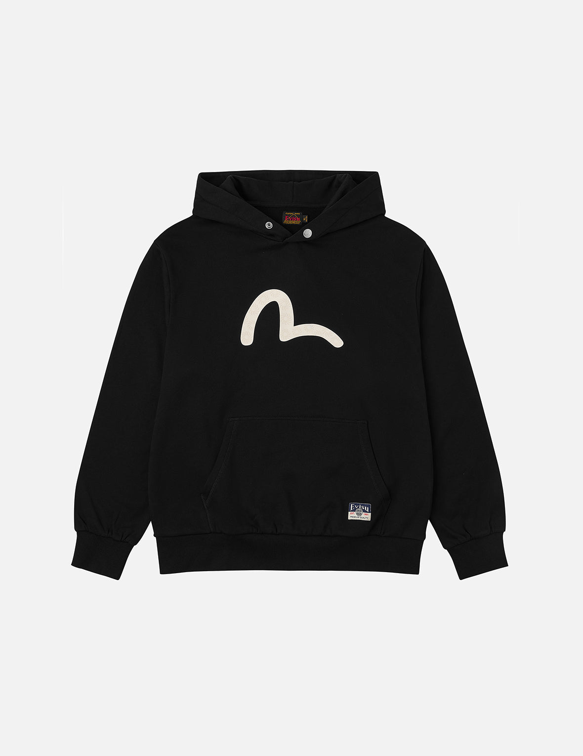 Seagull Print Relax Fit Hoodie