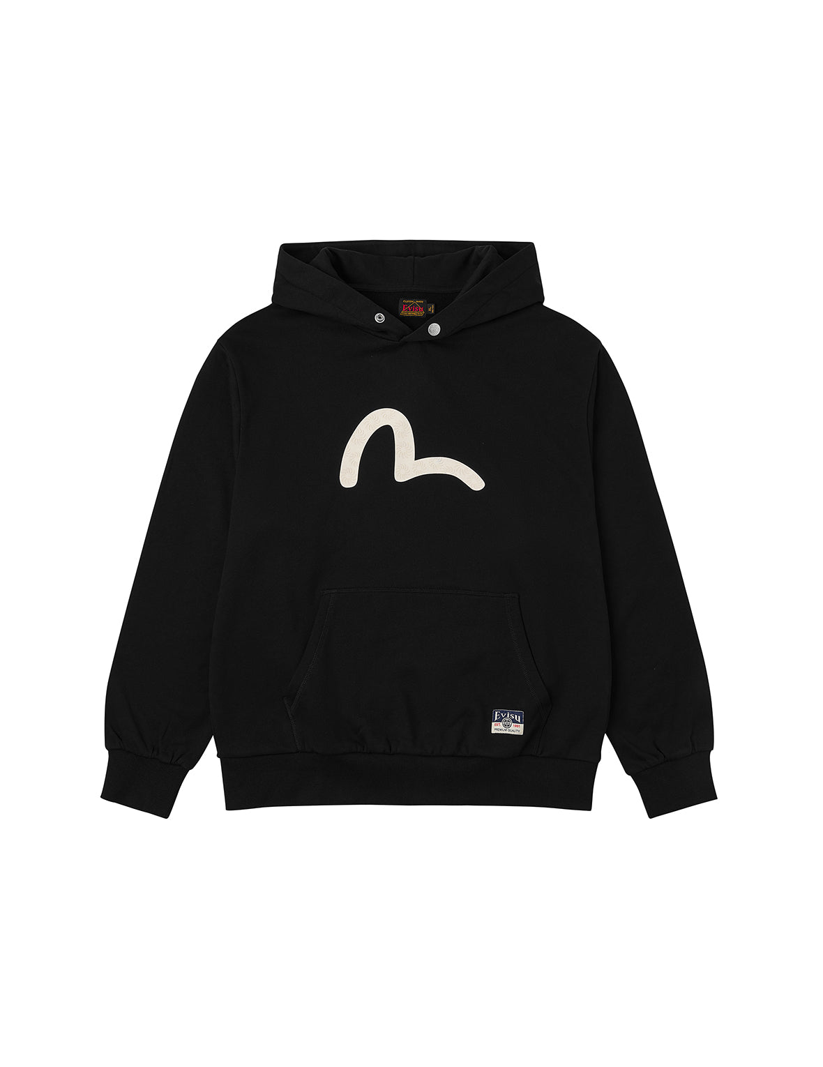Seagull Print Relax Fit Hoodie