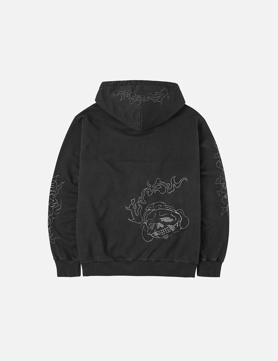 Tattoo Styles Embroidery Oversized Hoodie Jacket