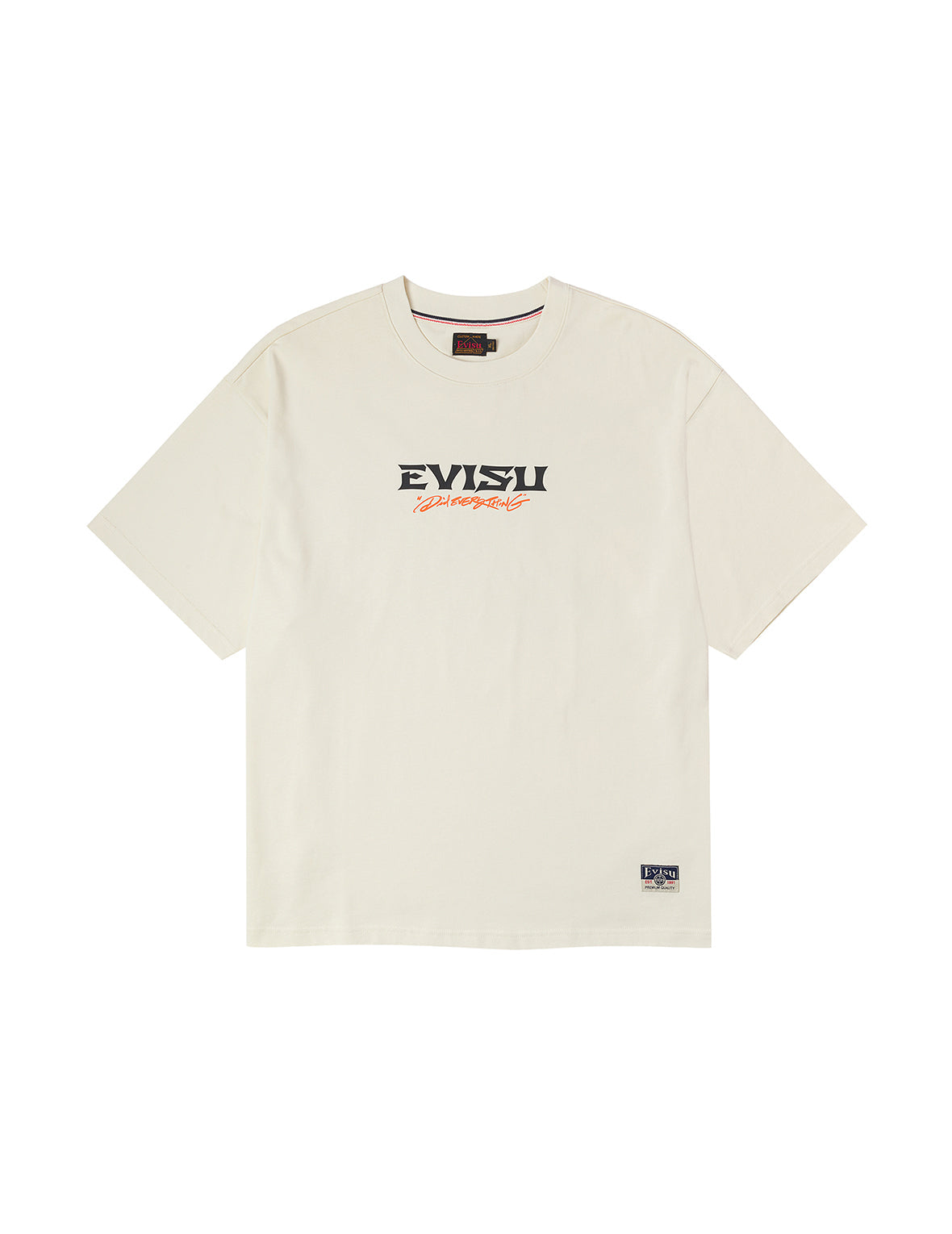 Crane and Logo Print Loose Fit T-shirt