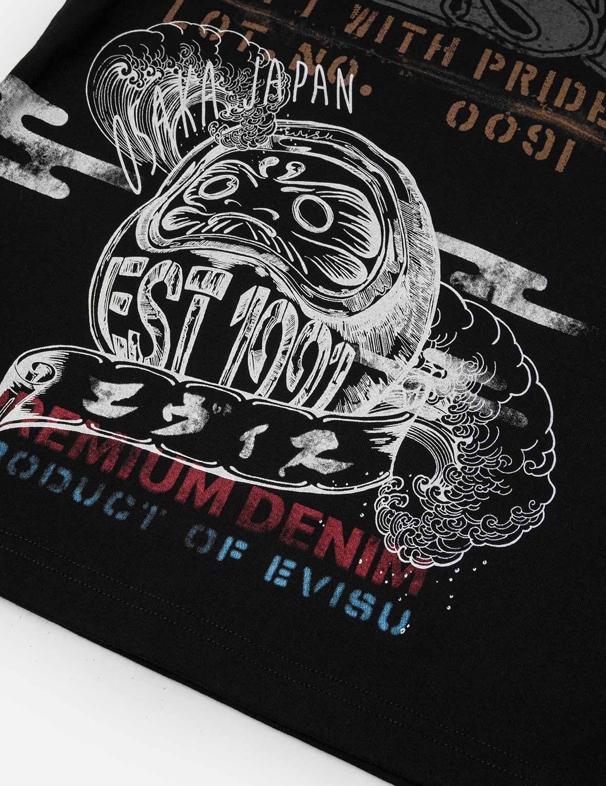 Allover Hand-Drawing Multi Logo Print Regular Fit T-Shirt