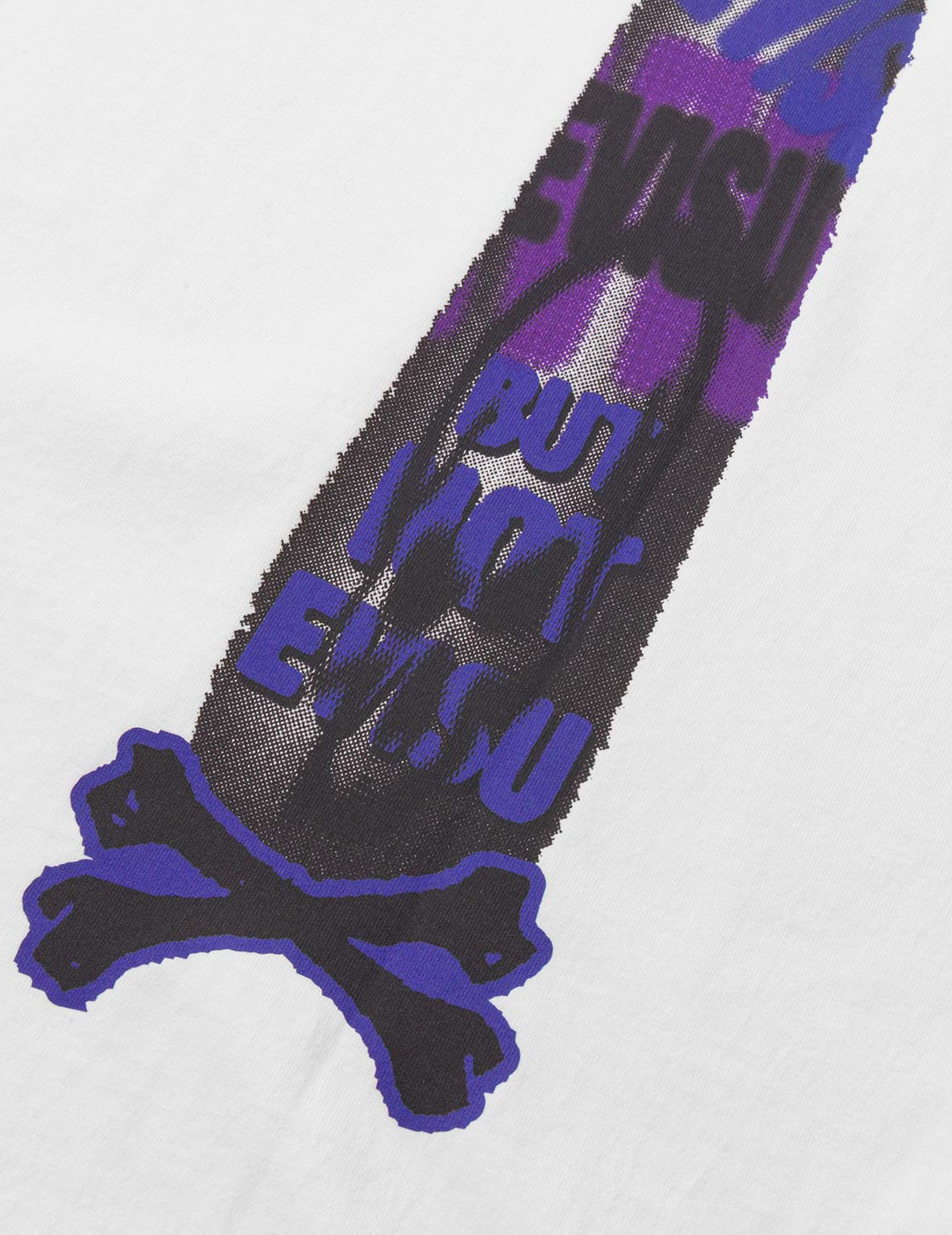 Graffiti-style Daicock Print Relax Fit T-shirt