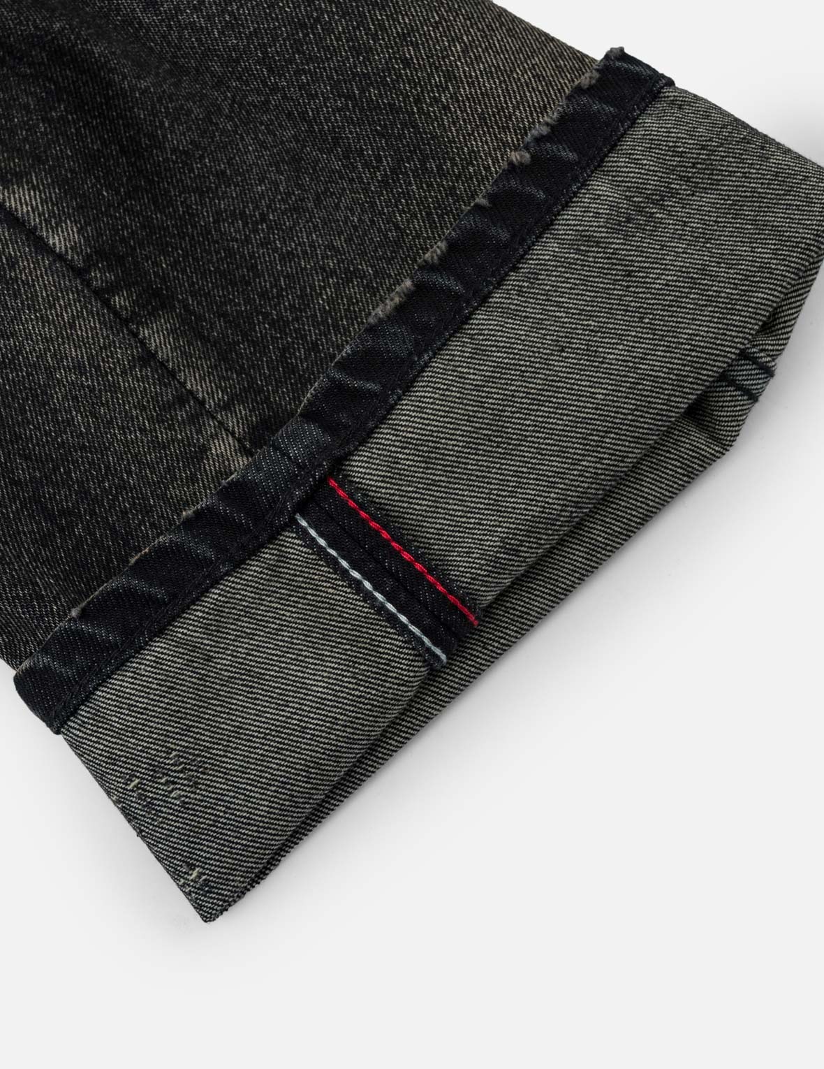 Purple Brushstroke Daicock Black Jeans #2038