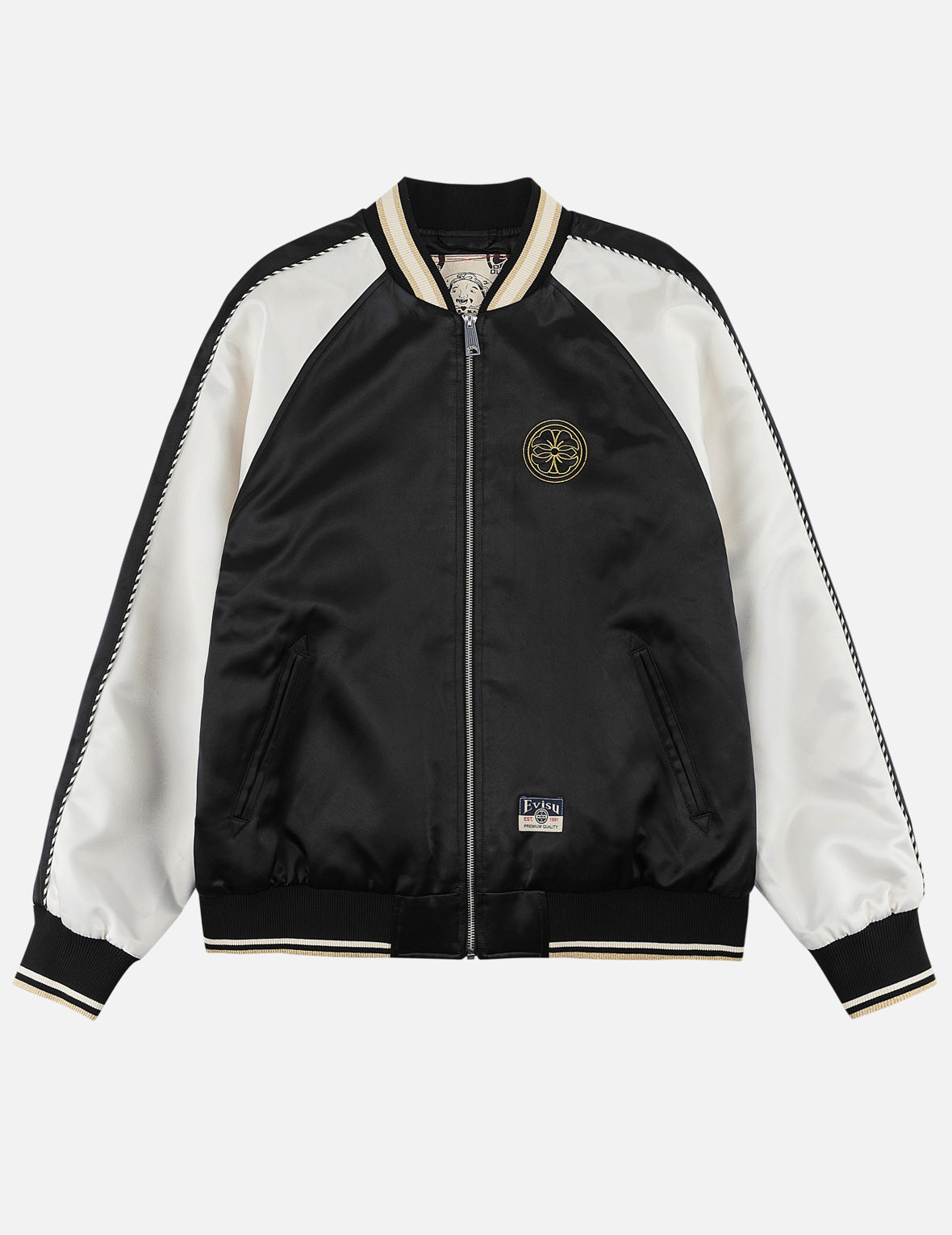Light Padded Flying Dragon Embroidery Souvenir Jacket