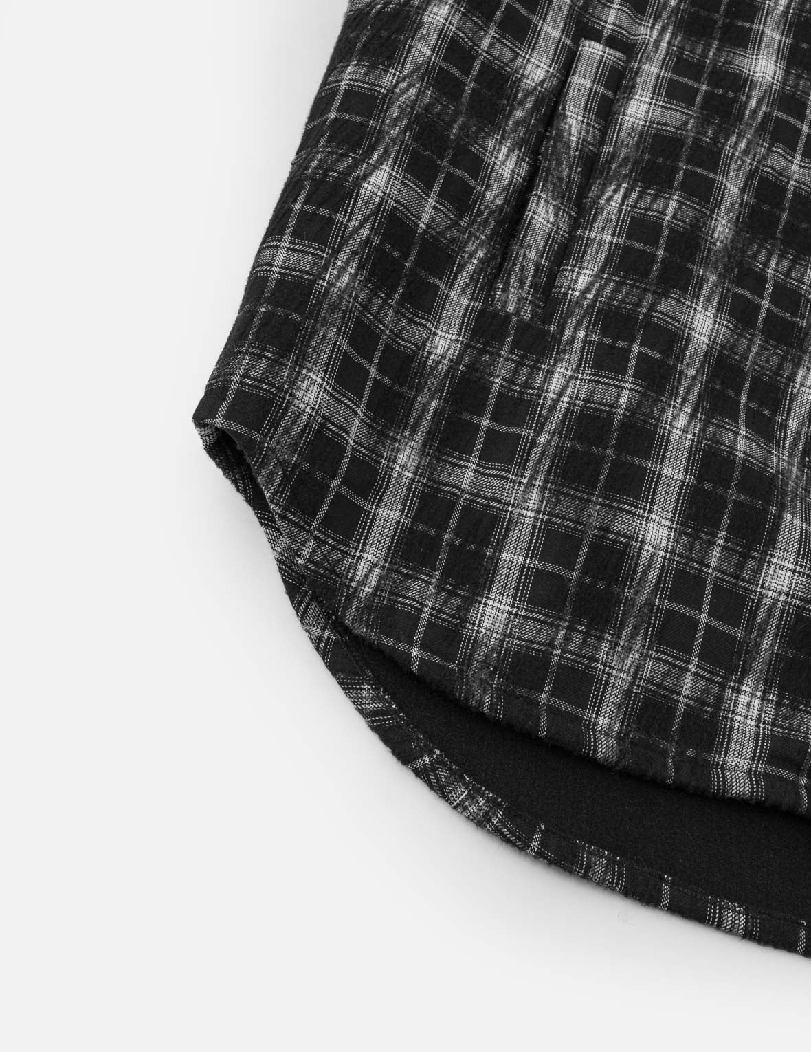 Needle Punch Checked Utility Parka
