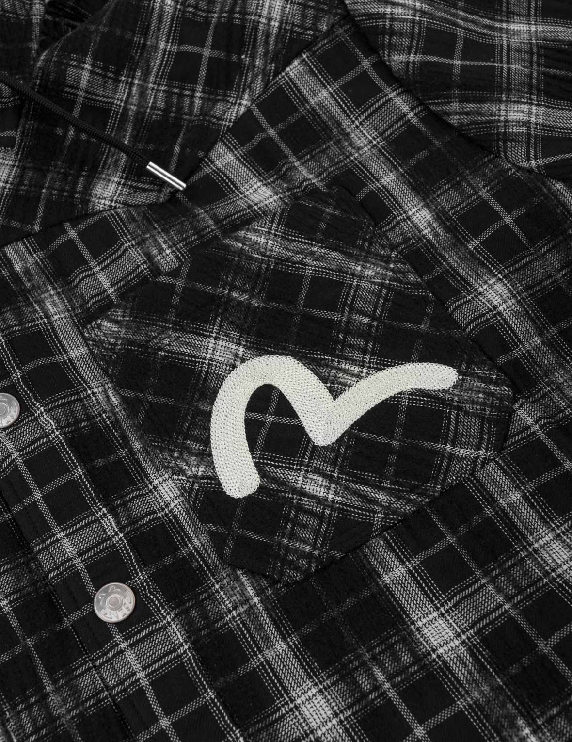 Needle Punch Checked Utility Parka
