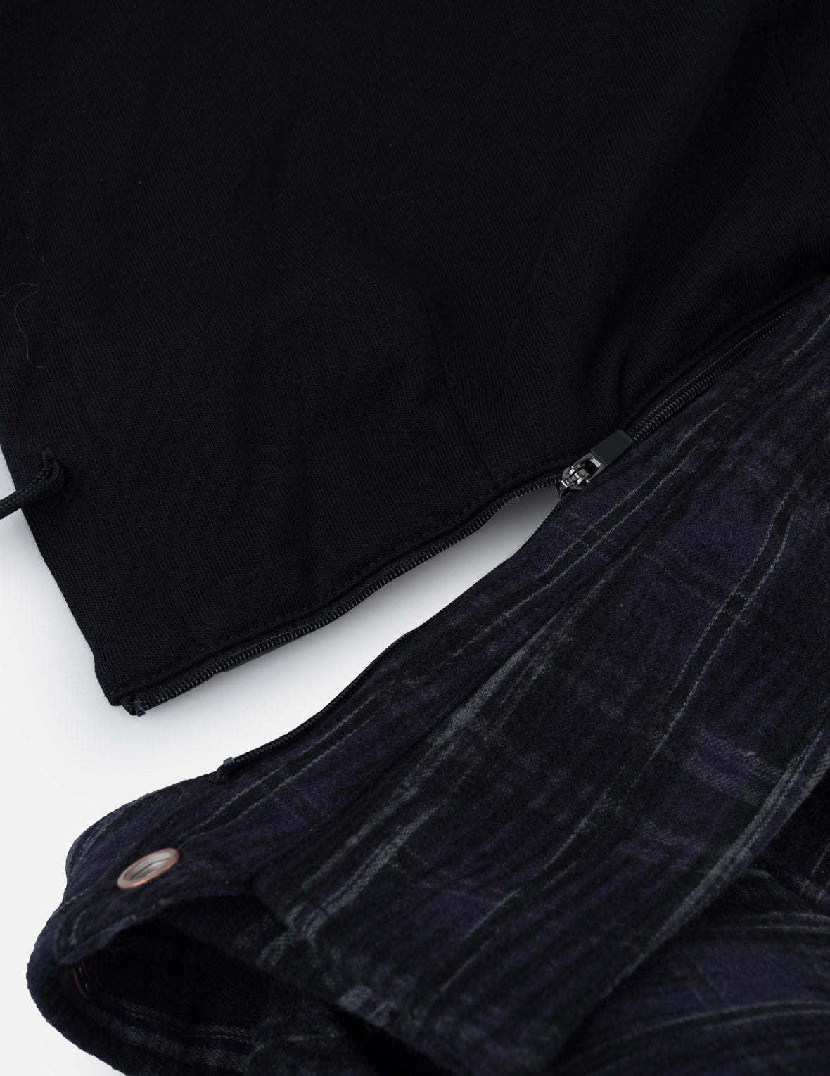 Needle Punch Checked Utility Parka