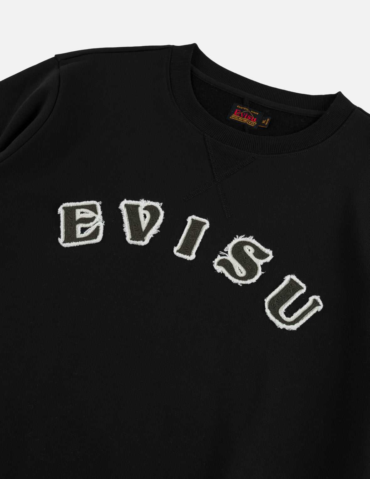 Evisu Embroidery Badge Fleece Sweatshirt