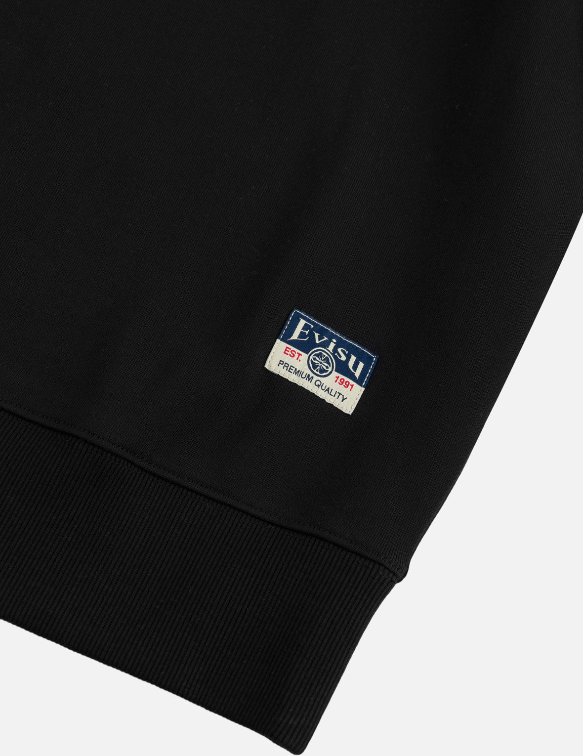 Evisu Embroidery Badge Fleece Sweatshirt