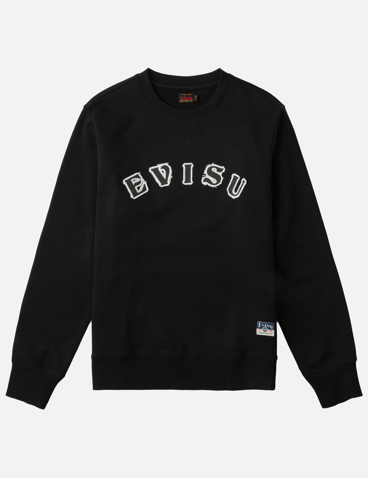 Evisu Embroidery Badge Fleece Sweatshirt