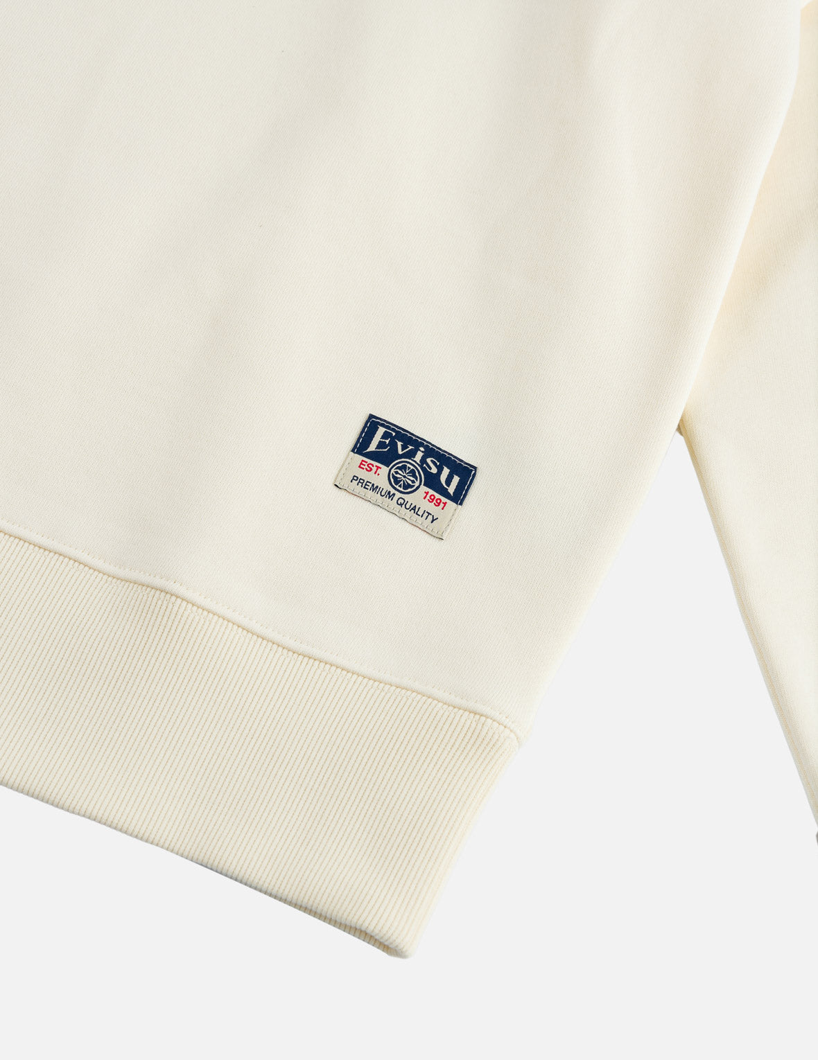 Evisu Embroidery Badge Fleece Sweatshirt