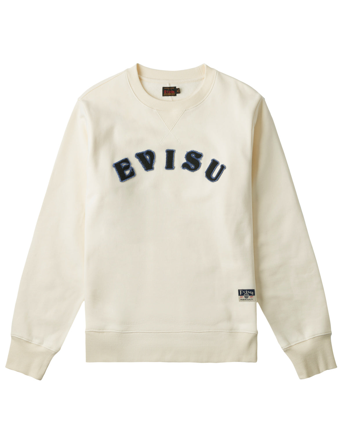 Evisu Embroidery Badge Fleece Sweatshirt