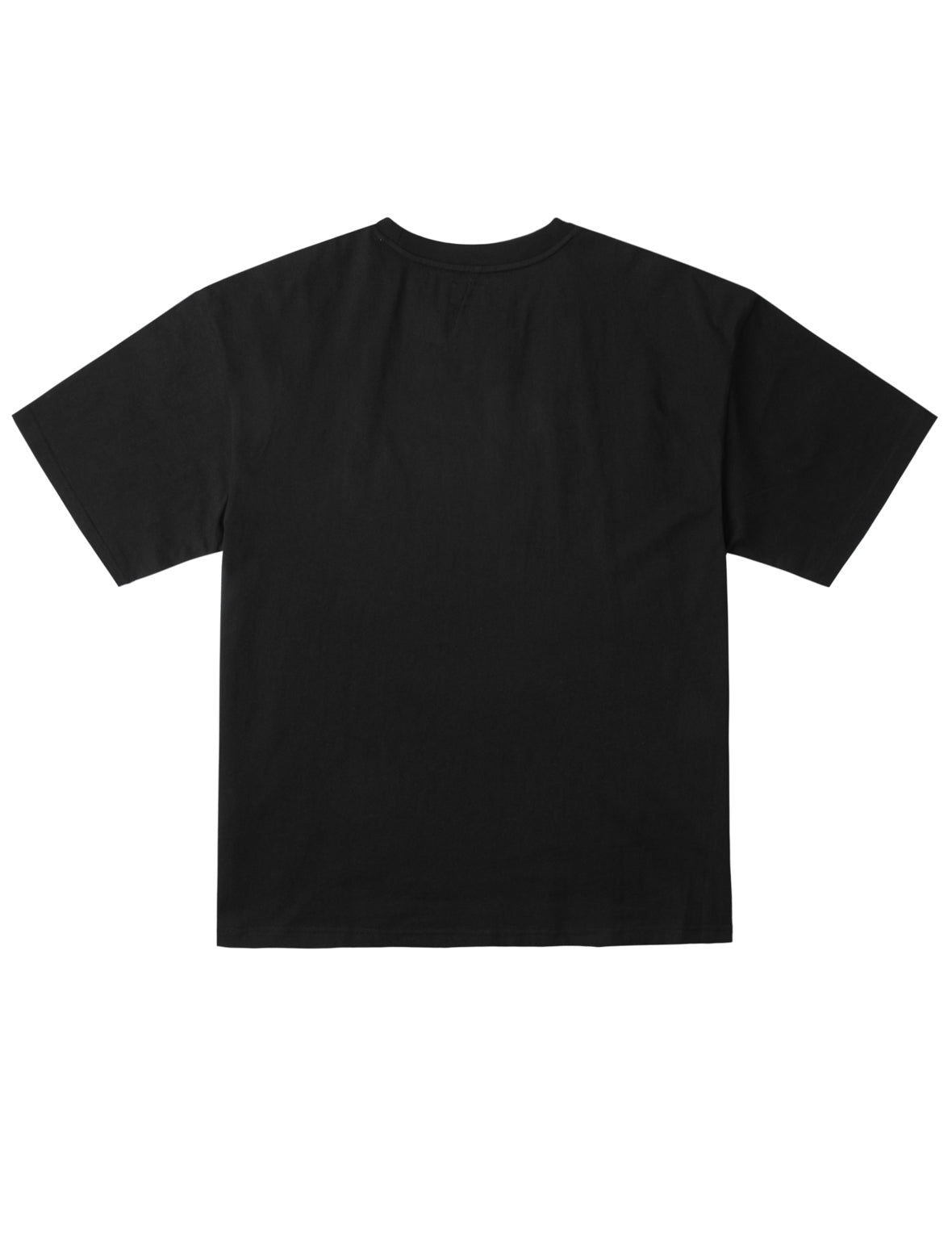 Handwriting Flying Dragon Embroidered Border T-shirt