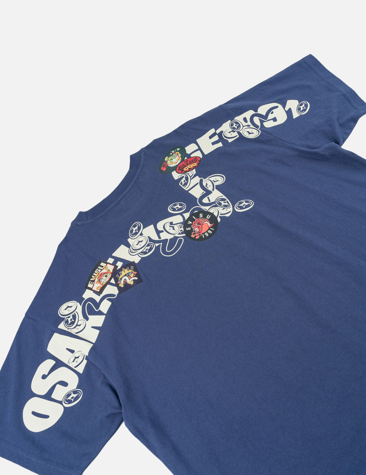 Multi-Badge Fortune Daicock Print T-Shirt