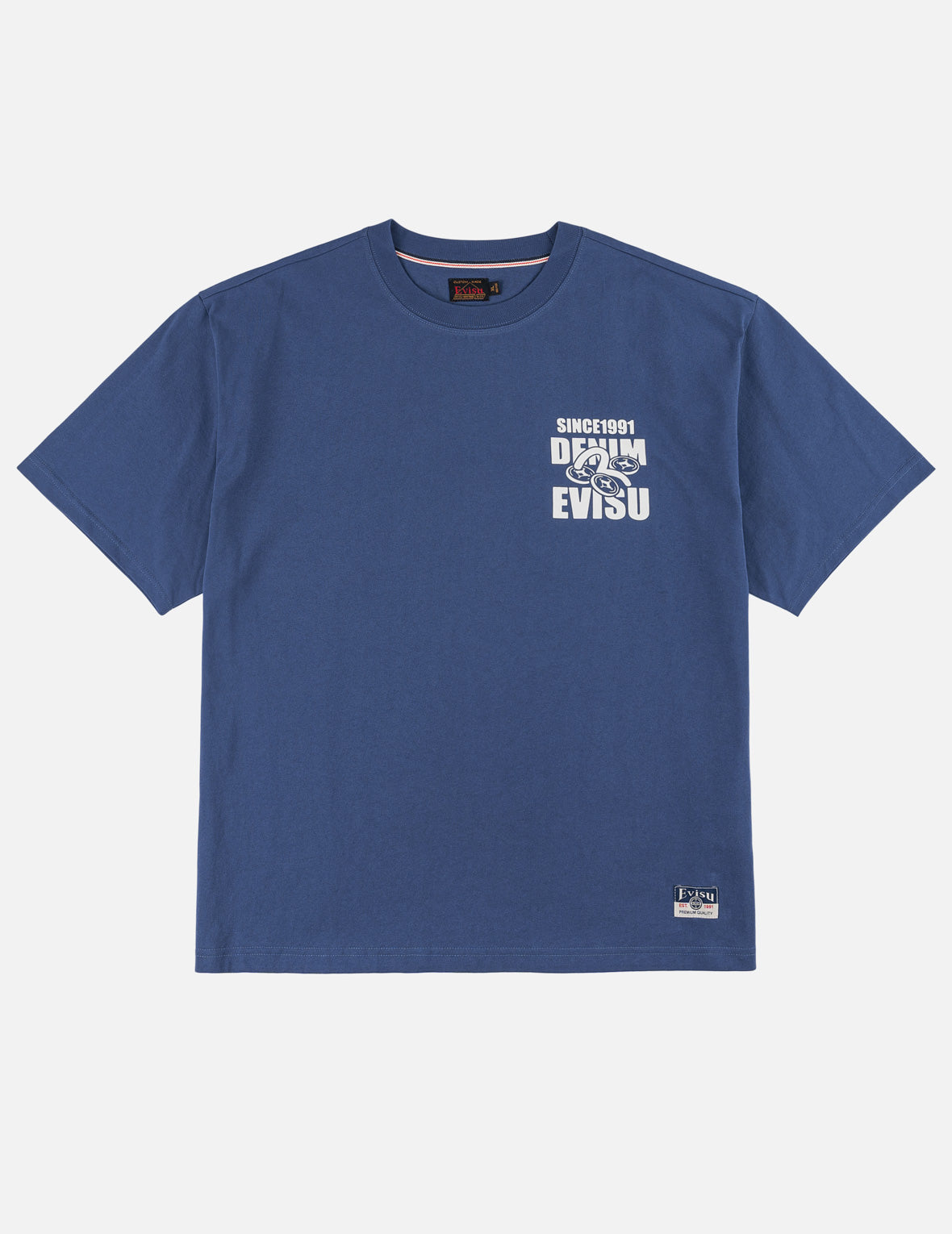 Multi-Badge Fortune Daicock Print T-Shirt