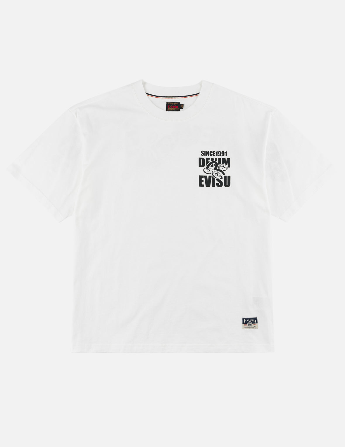 Multi-Badge Fortune Daicock Print T-Shirt