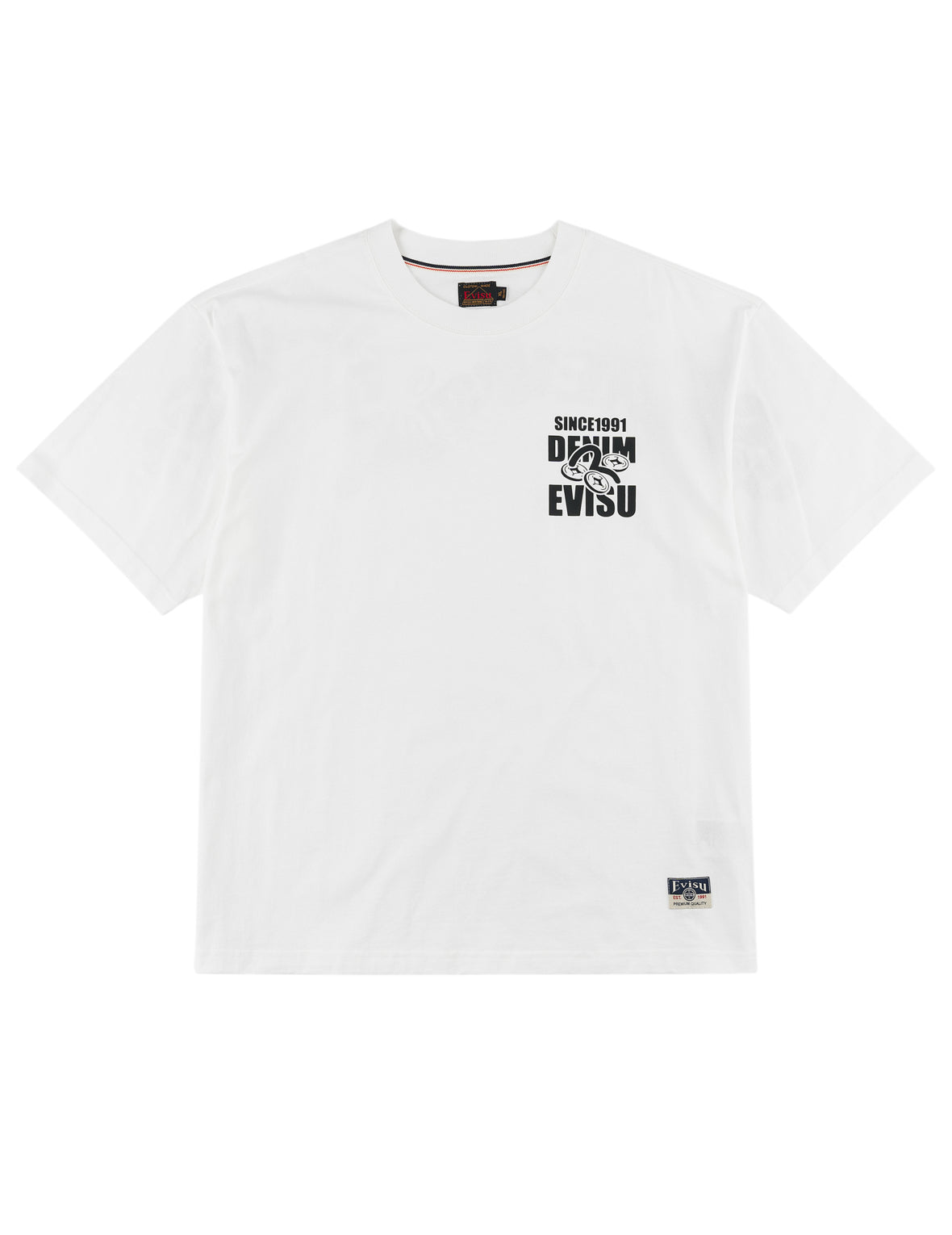 Multi-Badge Fortune Daicock Print T-Shirt