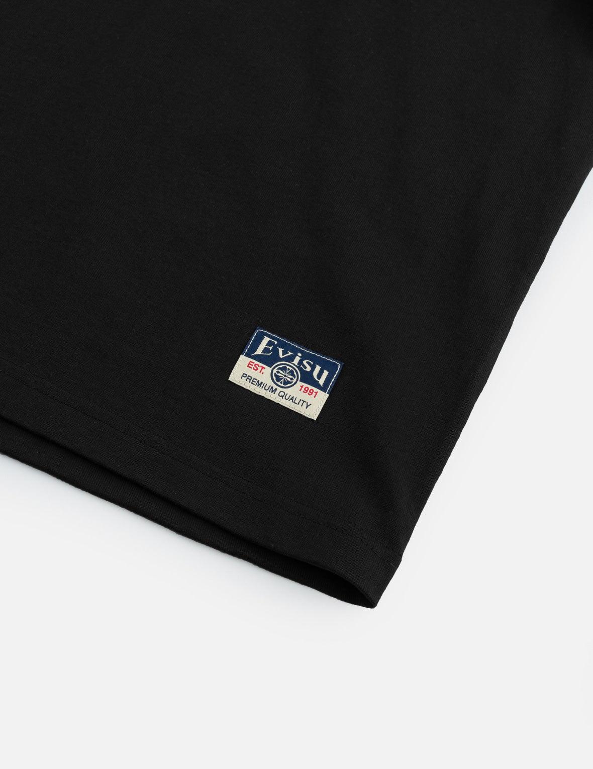 Flocking Logo Kamon Print T-Shirt