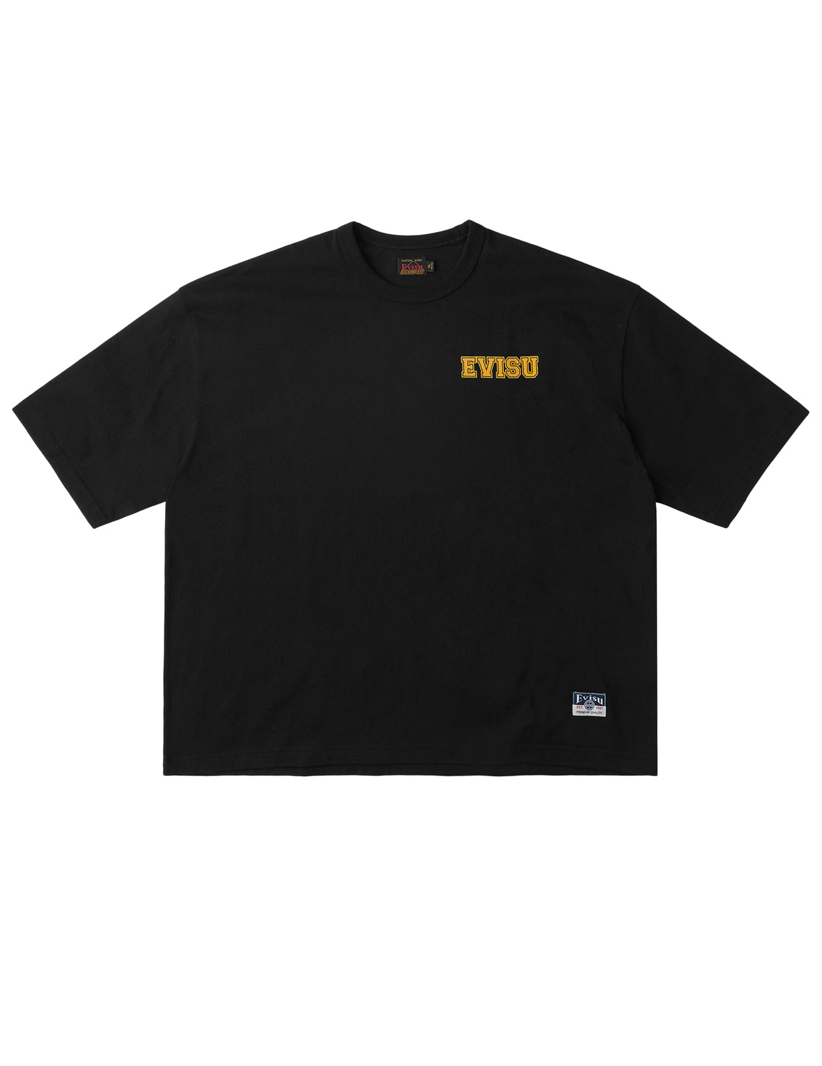 Flocking Logo Kamon Print T-Shirt