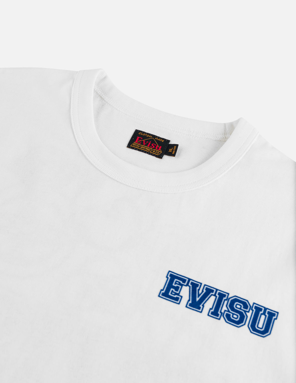 Flocking Logo Kamon Print T-Shirt